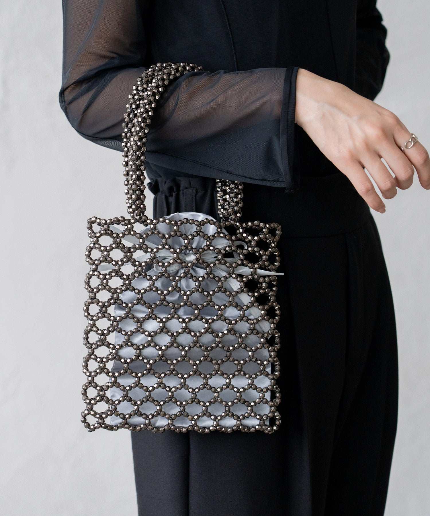 ヴィータフェリーチェ VitaFelice ダイカットミニビーズバッグ