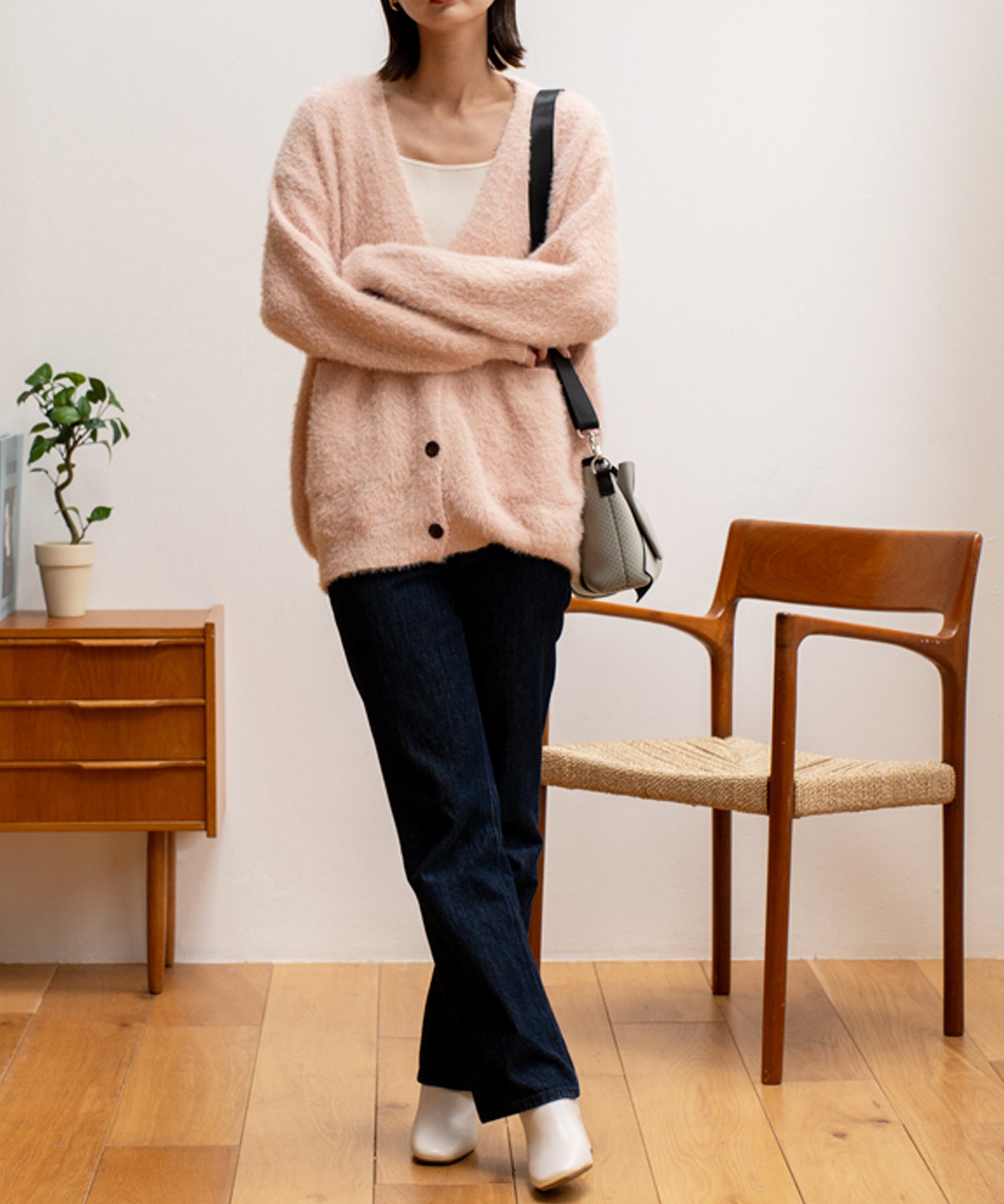 ヴィータフェリーチェ VitaFelice ネオプレーン2wayリボンショルダーバッグ （CORK） CORK