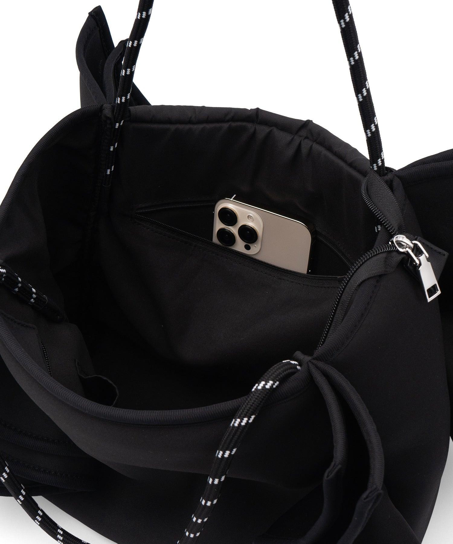 ヴィータフェリーチェ VitaFelice フリルBIGトートバッグ （BLACK） BLACK