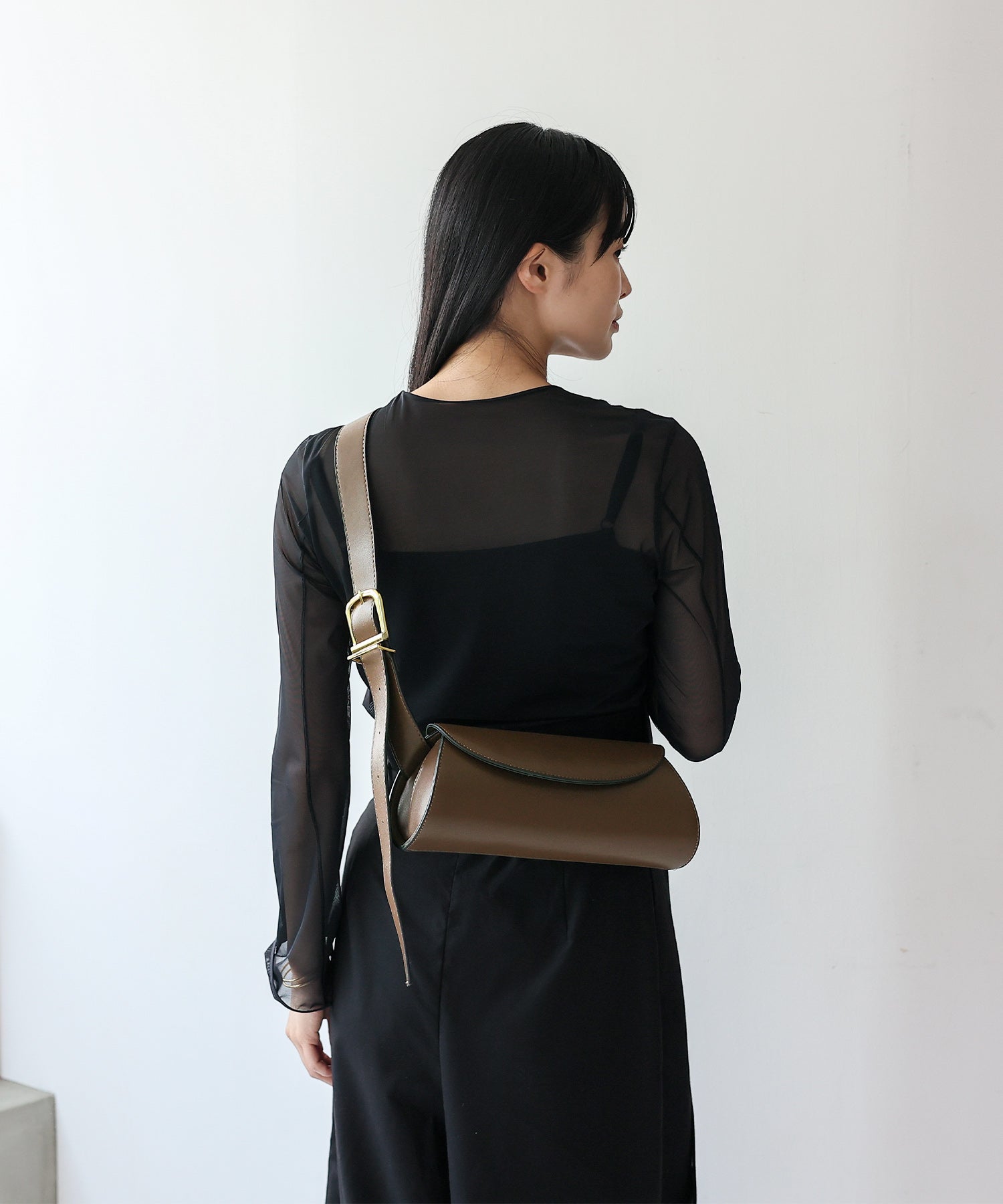 ヴィータフェリーチェ VitaFelice ミニマルショルダーバッ （BLACK） BLACK