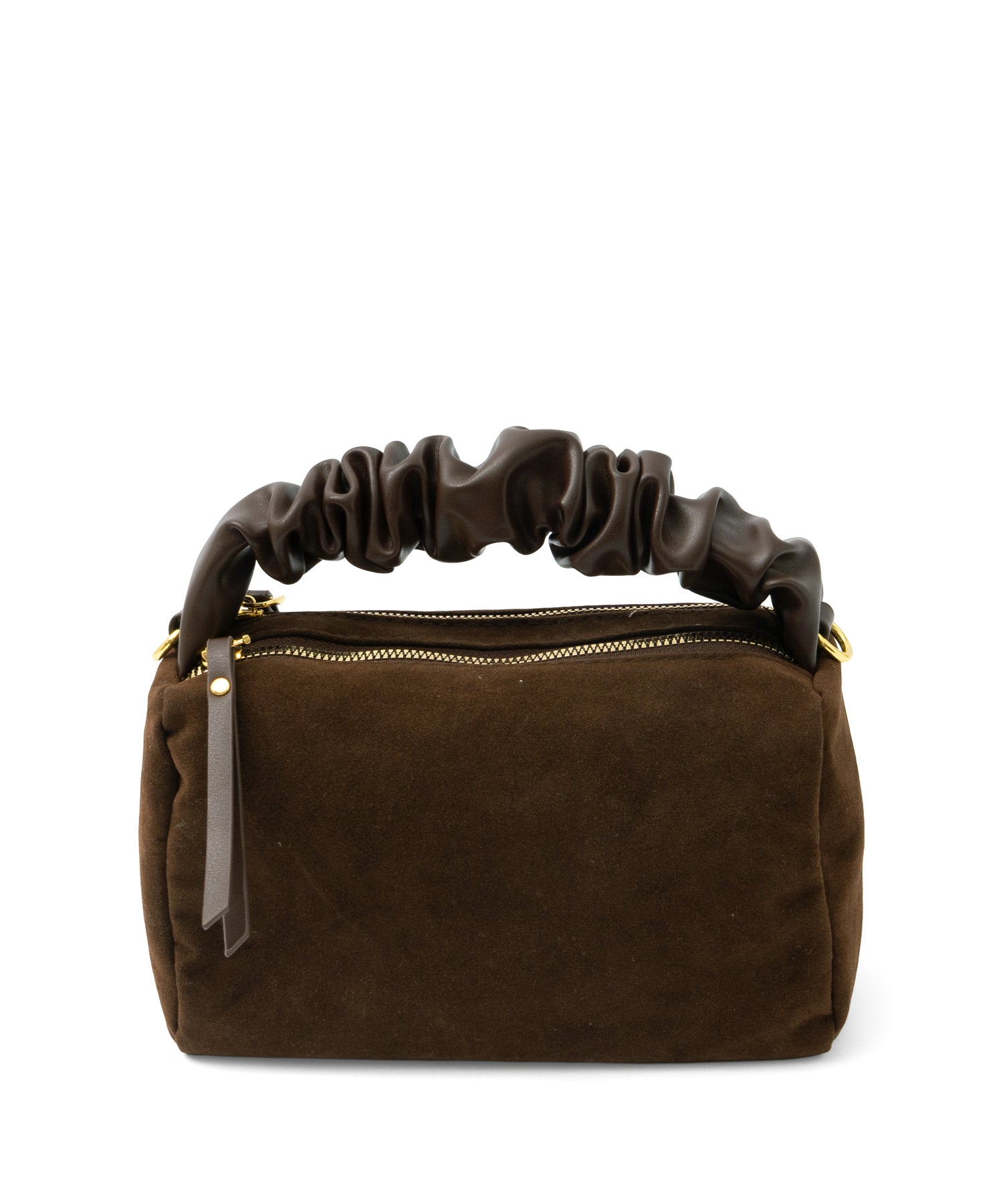 ヴィータフェリーチェ VitaFelice スエードワンハンドルバッグ （BROWN） BROWN
