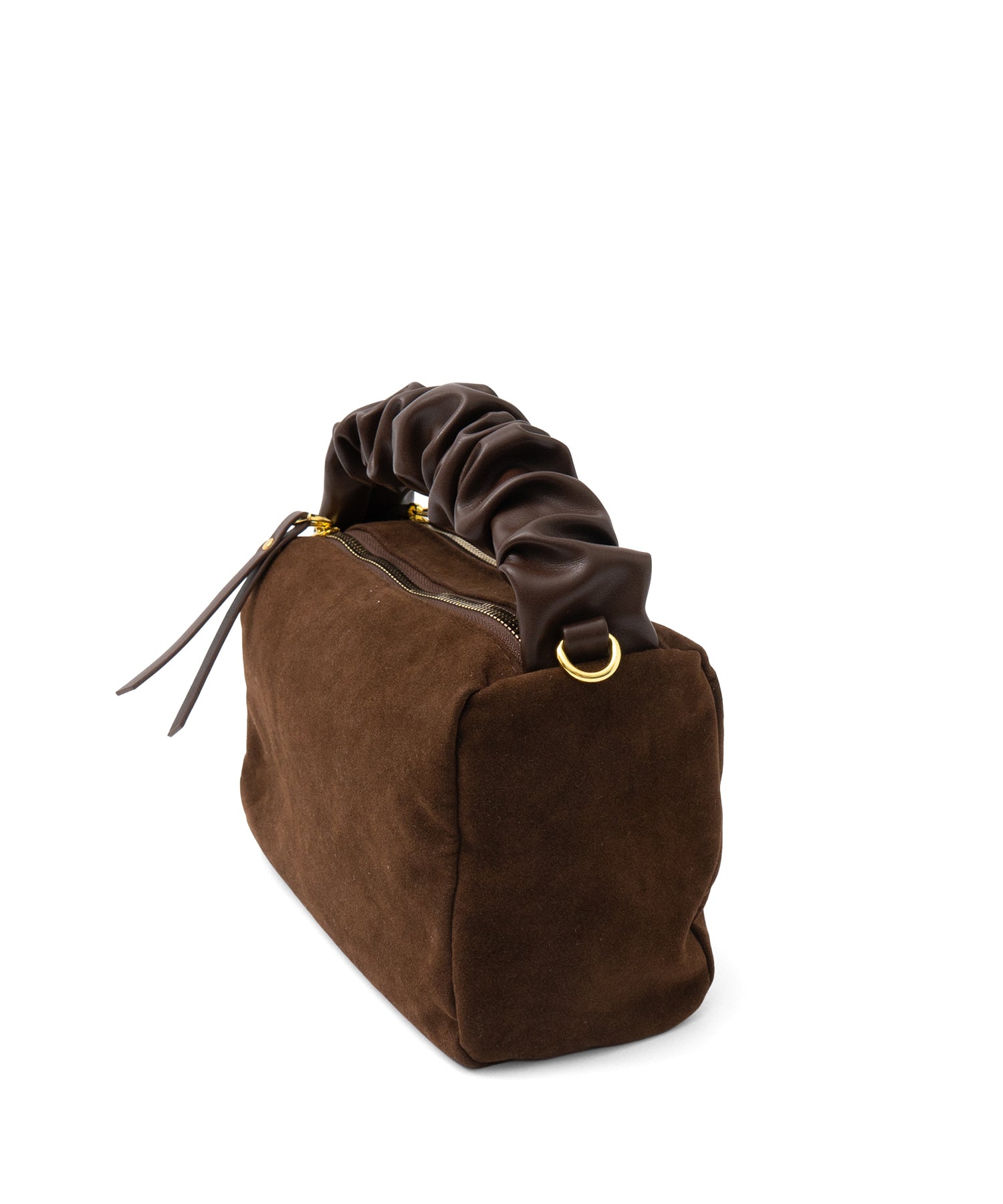 ヴィータフェリーチェ VitaFelice スエードワンハンドルバッグ （BROWN） BROWN