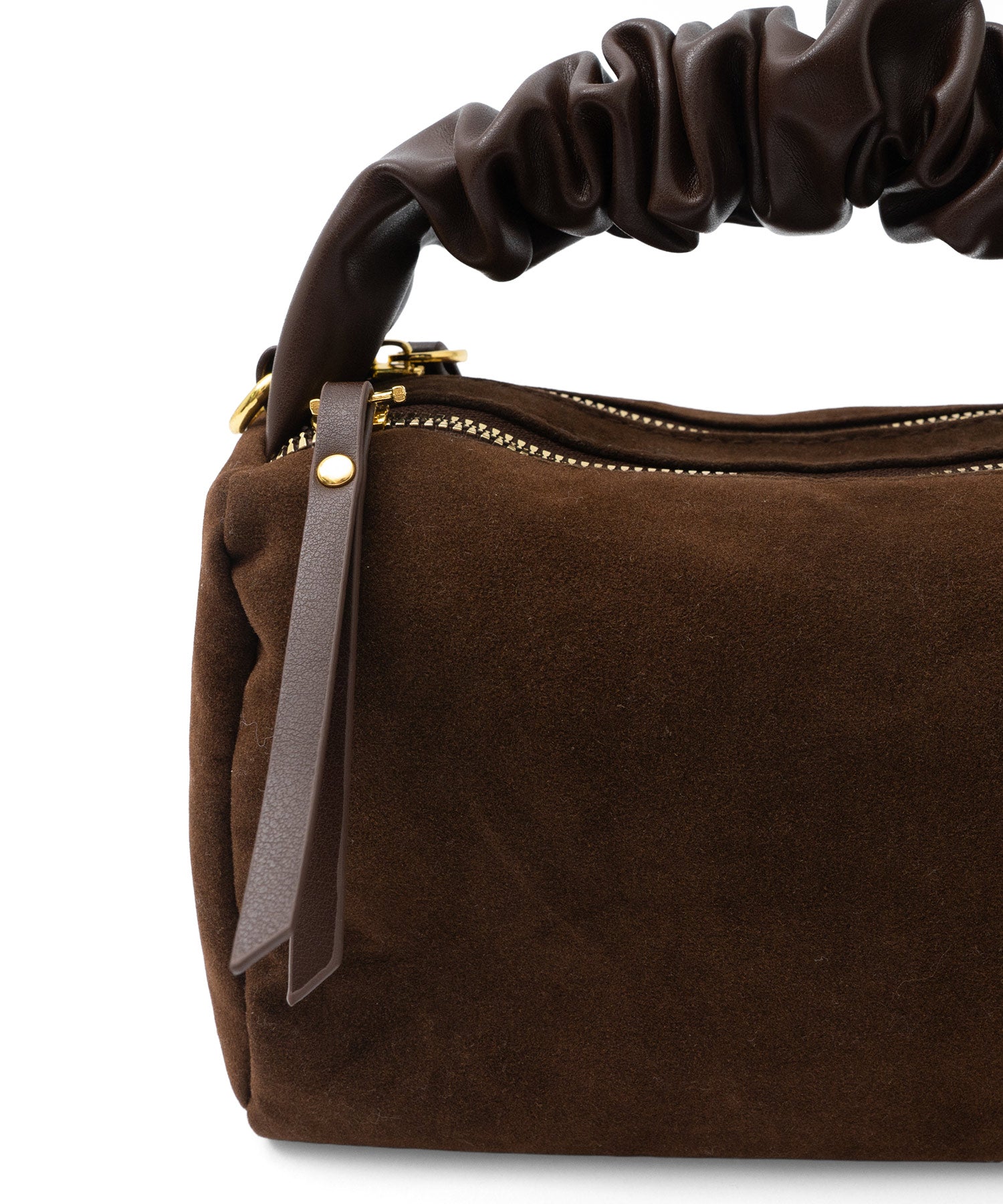 ヴィータフェリーチェ VitaFelice スエードワンハンドルバッグ （BROWN） BROWN