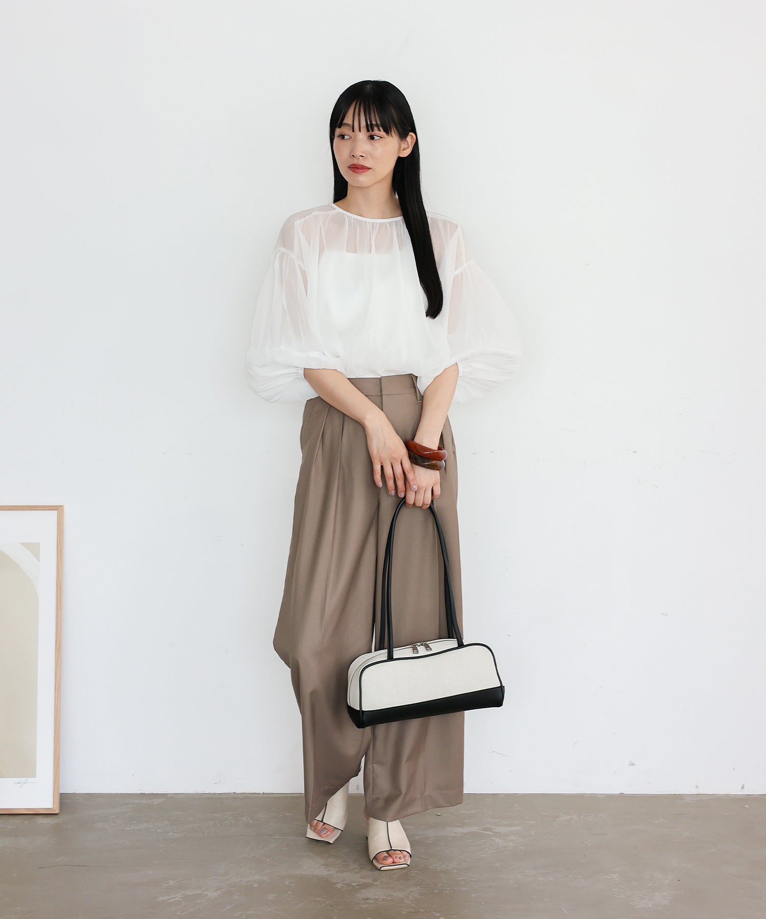 ヴィータフェリーチェ VitaFelice ロングハンドルミニボストンバッグ （BLACK） BLACK