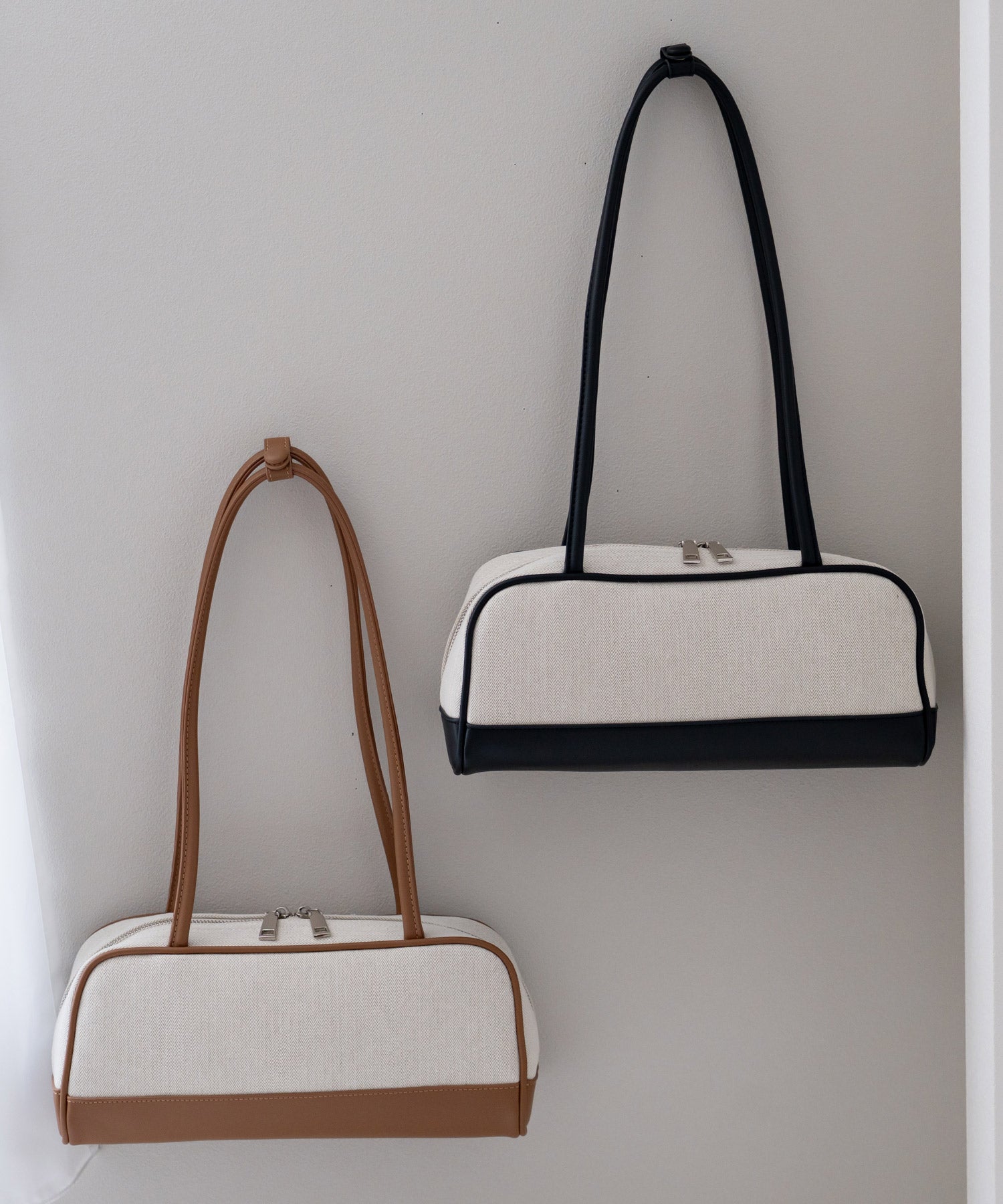 ヴィータフェリーチェ VitaFelice ロングハンドルミニボストンバッグ （BLACK） BLACK
