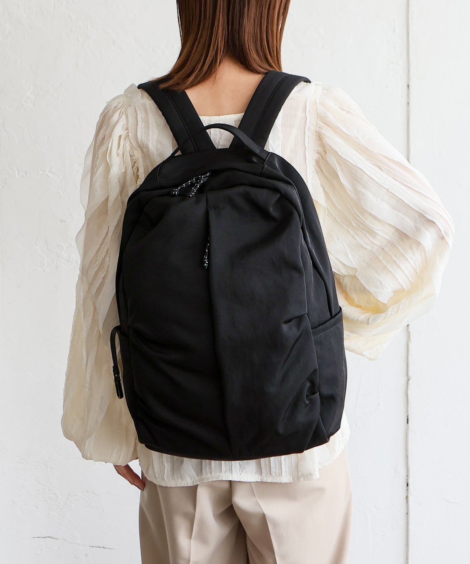 ヴィータフェリーチェ VitaFelice ユニセックスナイロンリュック （BLACK） BLACK