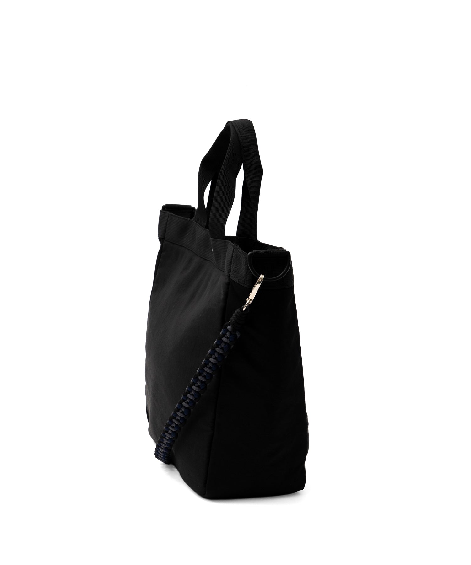 ヴィータフェリーチェ VitaFelice ナイロントート編みショルダー付き （BLACK） BLACK