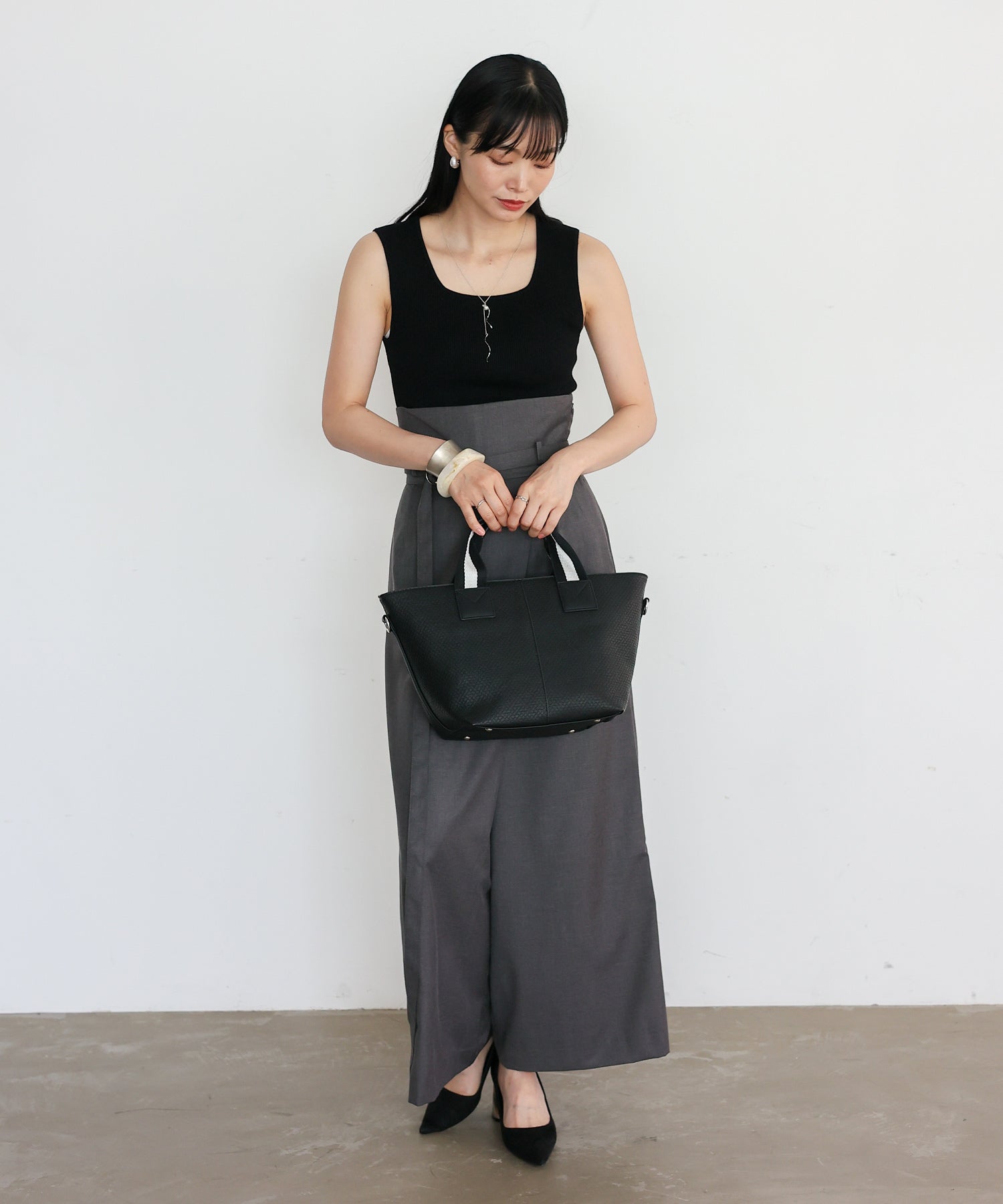ヴィータフェリーチェ VitaFelice テープハンドル2WAYトートバッグ （DBROWN） DBROWN
