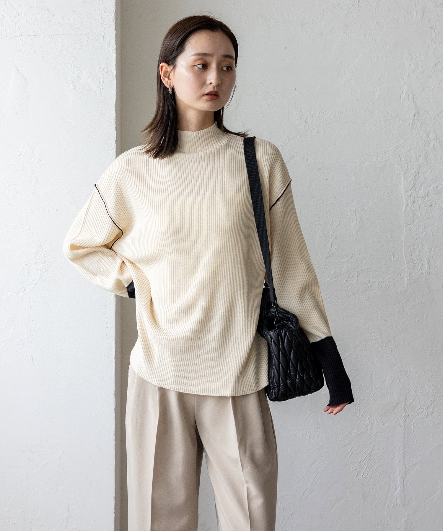 ヴィータフェリーチェ VitaFelice キルティング2wayトートバッグ （KHAKI） KHAKI