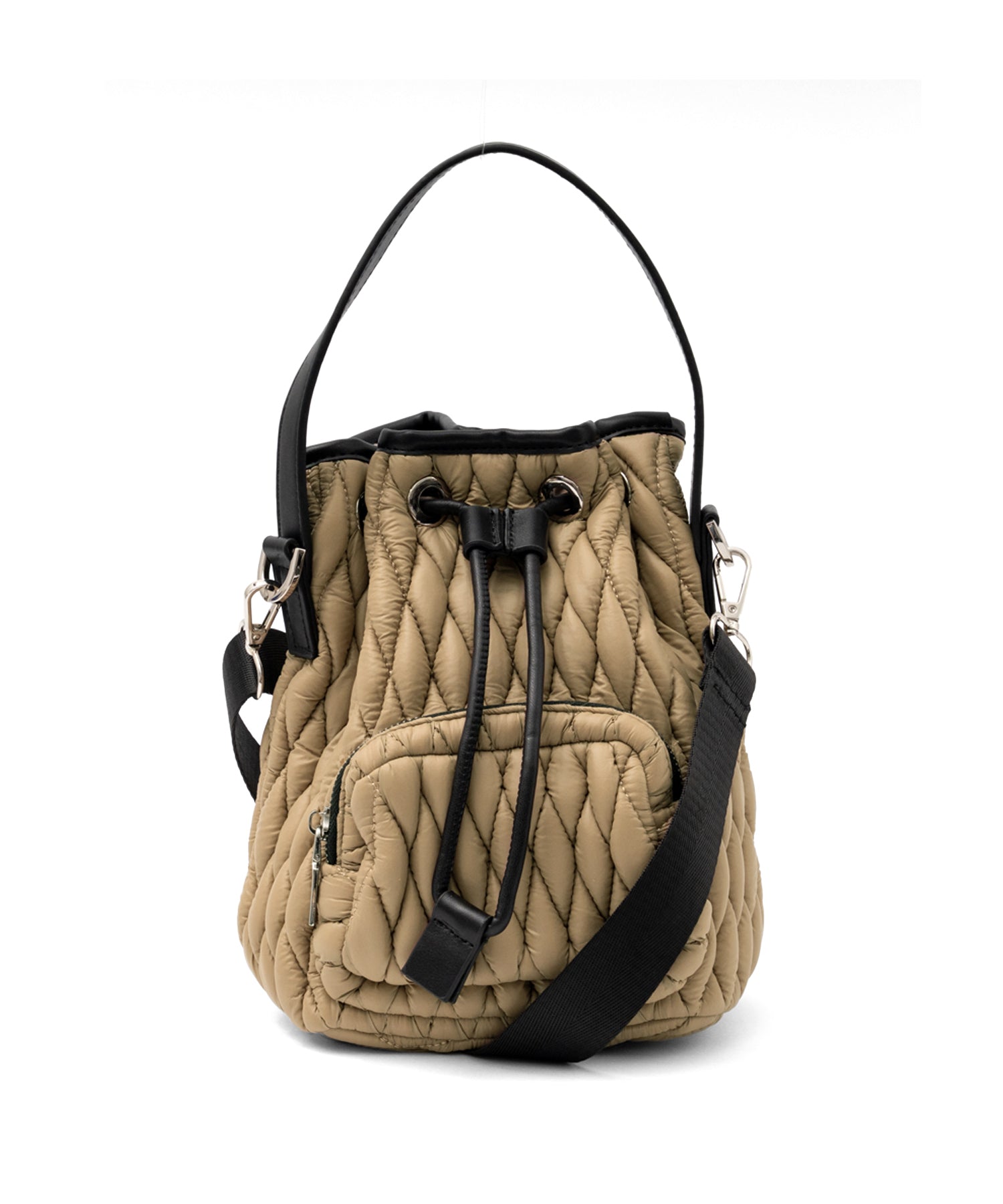 ヴィータフェリーチェ VitaFelice キルティング2way巾着バッグ （BEIGE） BEIGE