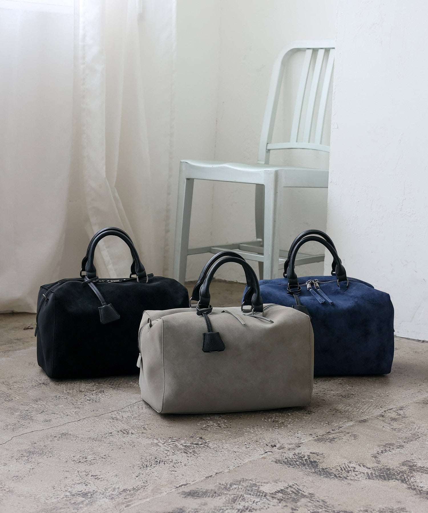 ヴィータフェリーチェ VitaFelice スエードタッチ2wayボストンバッグ （GRAY） GRAY