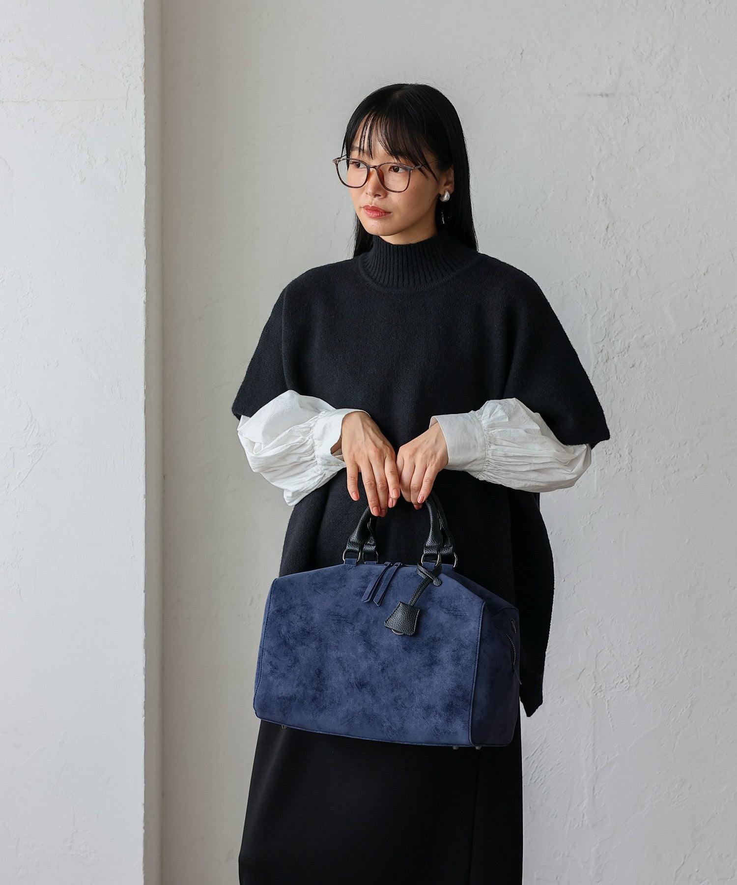 ヴィータフェリーチェ VitaFelice スエードタッチ2wayボストンバッグ （GRAY） GRAY