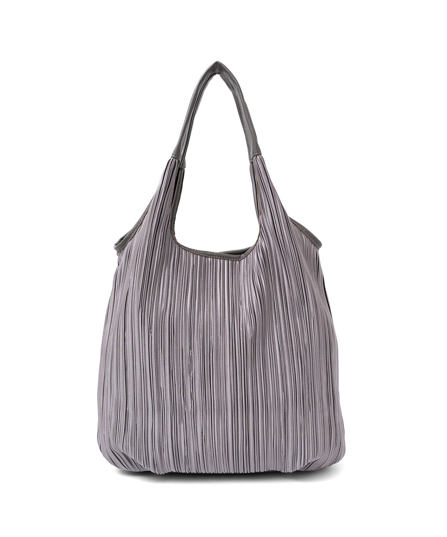 ヴィータフェリーチェ VitaFelice プリーツロングハンドルトートバッグ （GRAY） GRAY