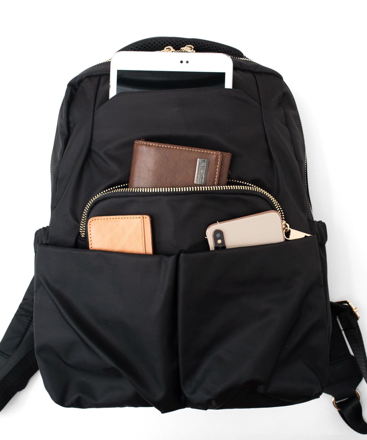 ヴィータフェリーチェ VitaFelice 10ポケットナイロンリュック （BLACK） BK