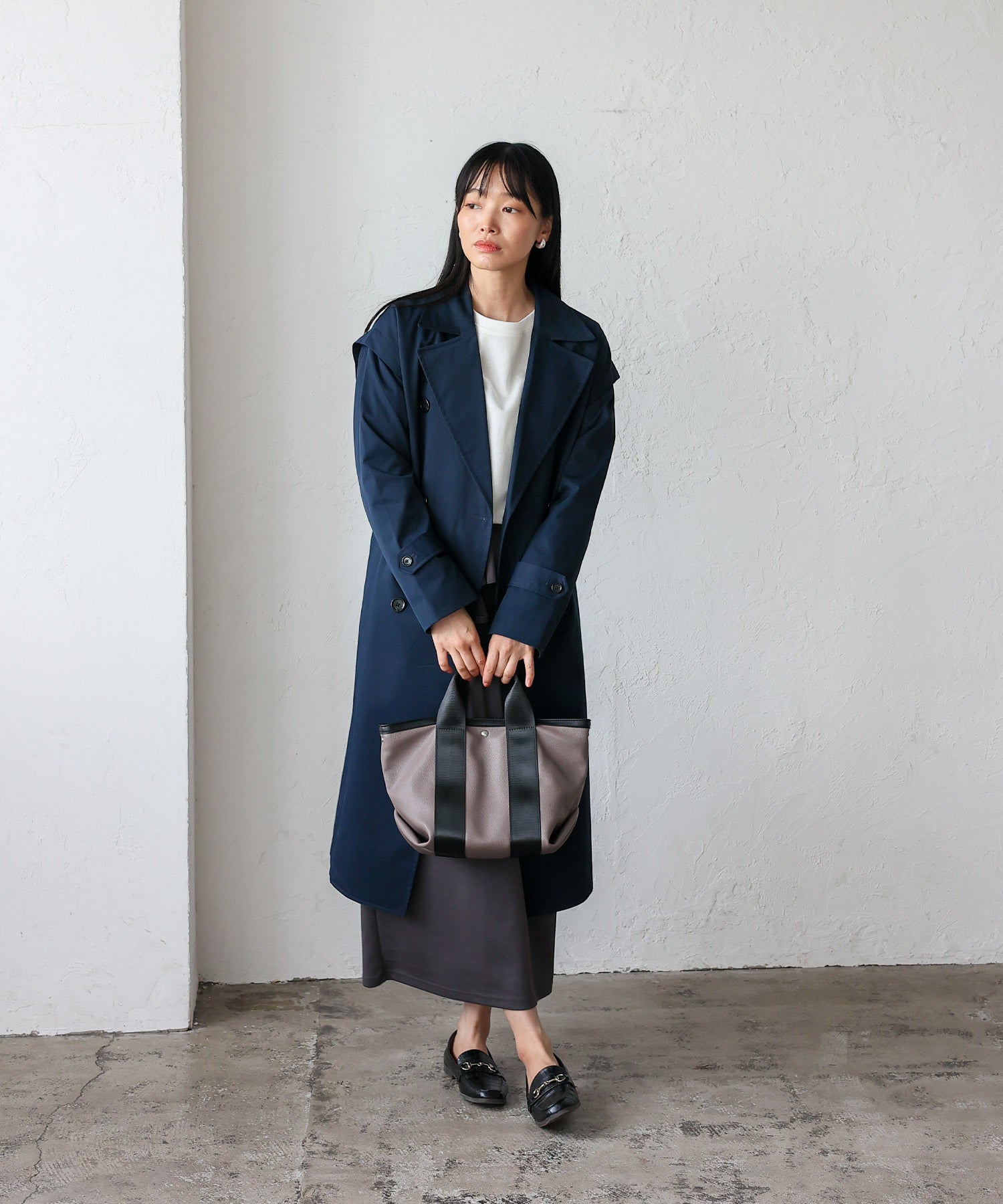 ヴィータフェリーチェ VitaFelice マチ広2wayテープハンドルトートバッグ（S） （BLACK） BK
