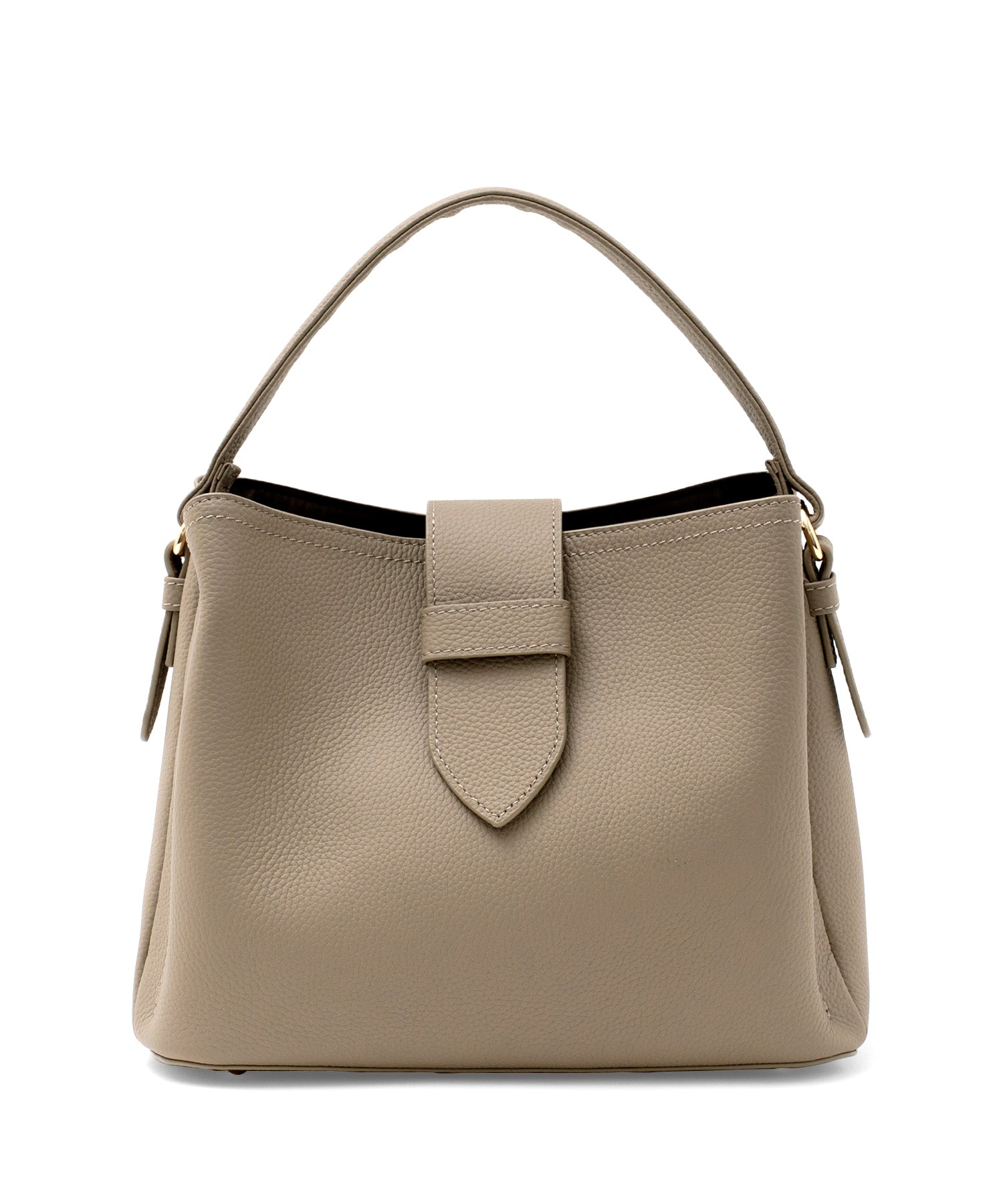 ヴィータフェリーチェ VitaFelice 本革3ルーム2wayハンドバッグ （GRAYBEIGE） GRAYBEIGE