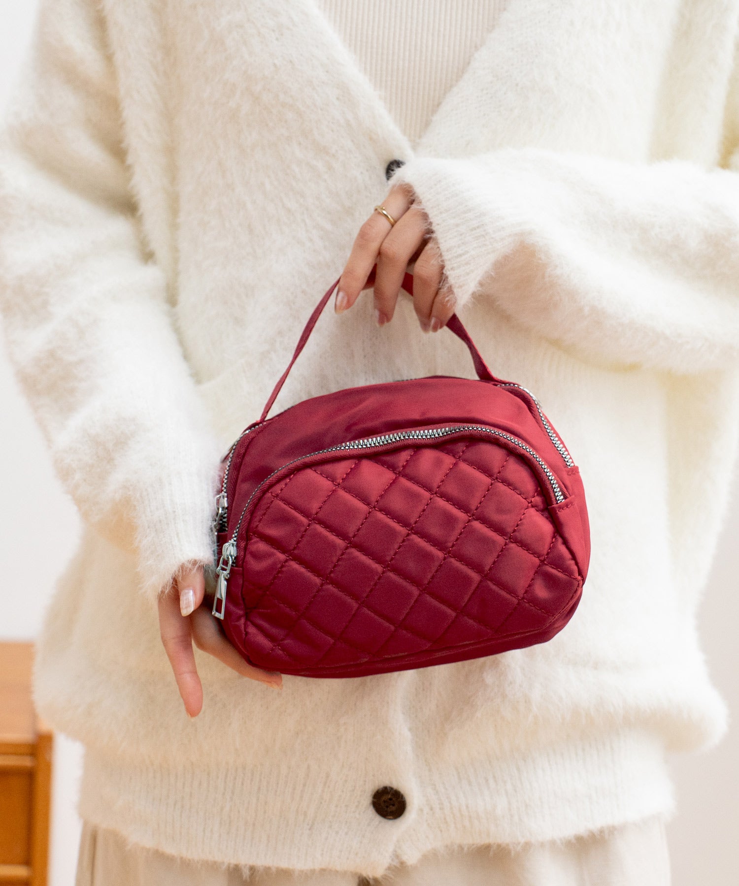 【最安値】ITTI MICHELLE HINELI FLAPSAGEMONO Fendi Beige Leather Large Mia Flap Bag 8BT163 | Yoogi's Closet
