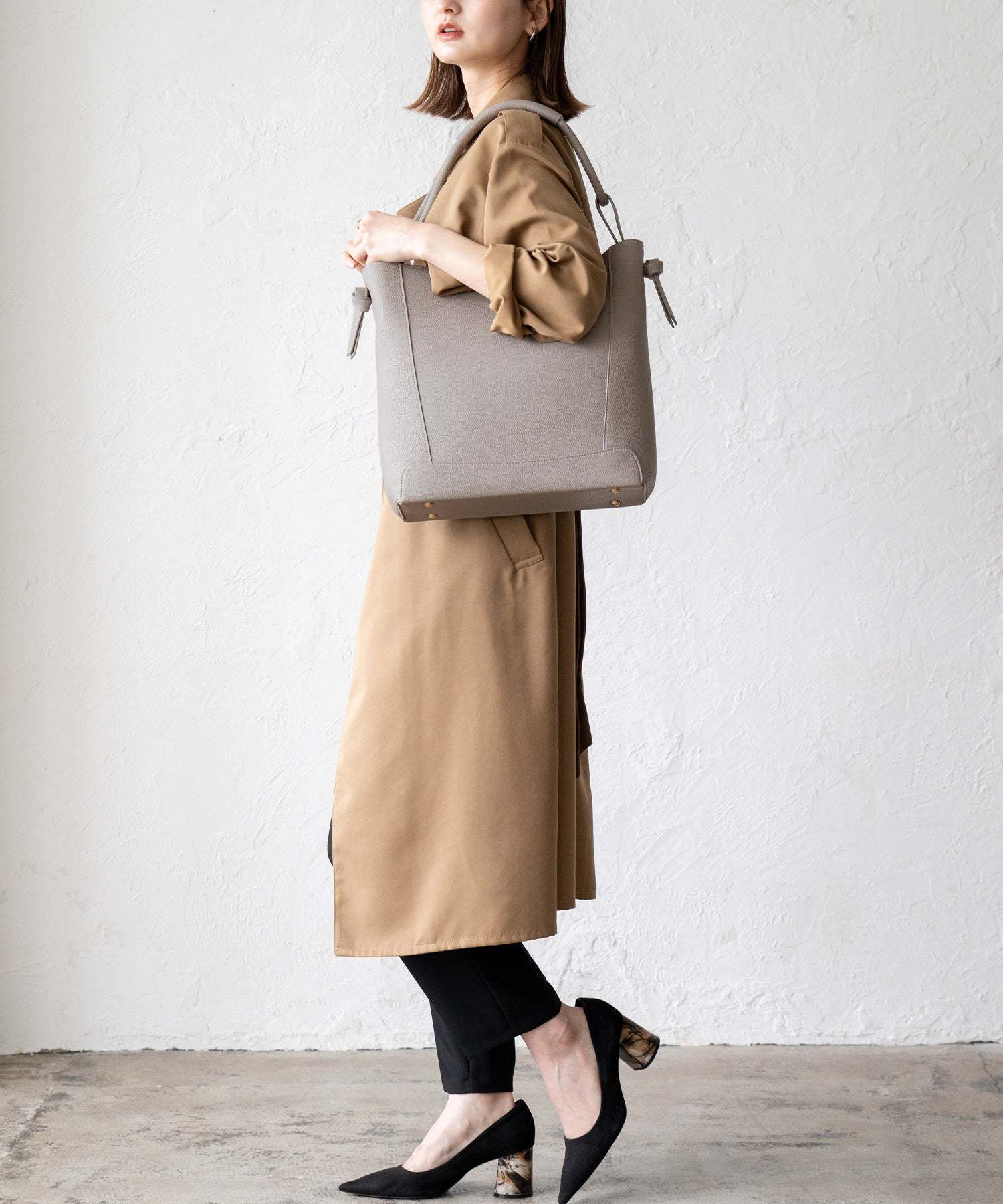 ヴィータフェリーチェ VitaFelice ワンハンドルトートバッグ