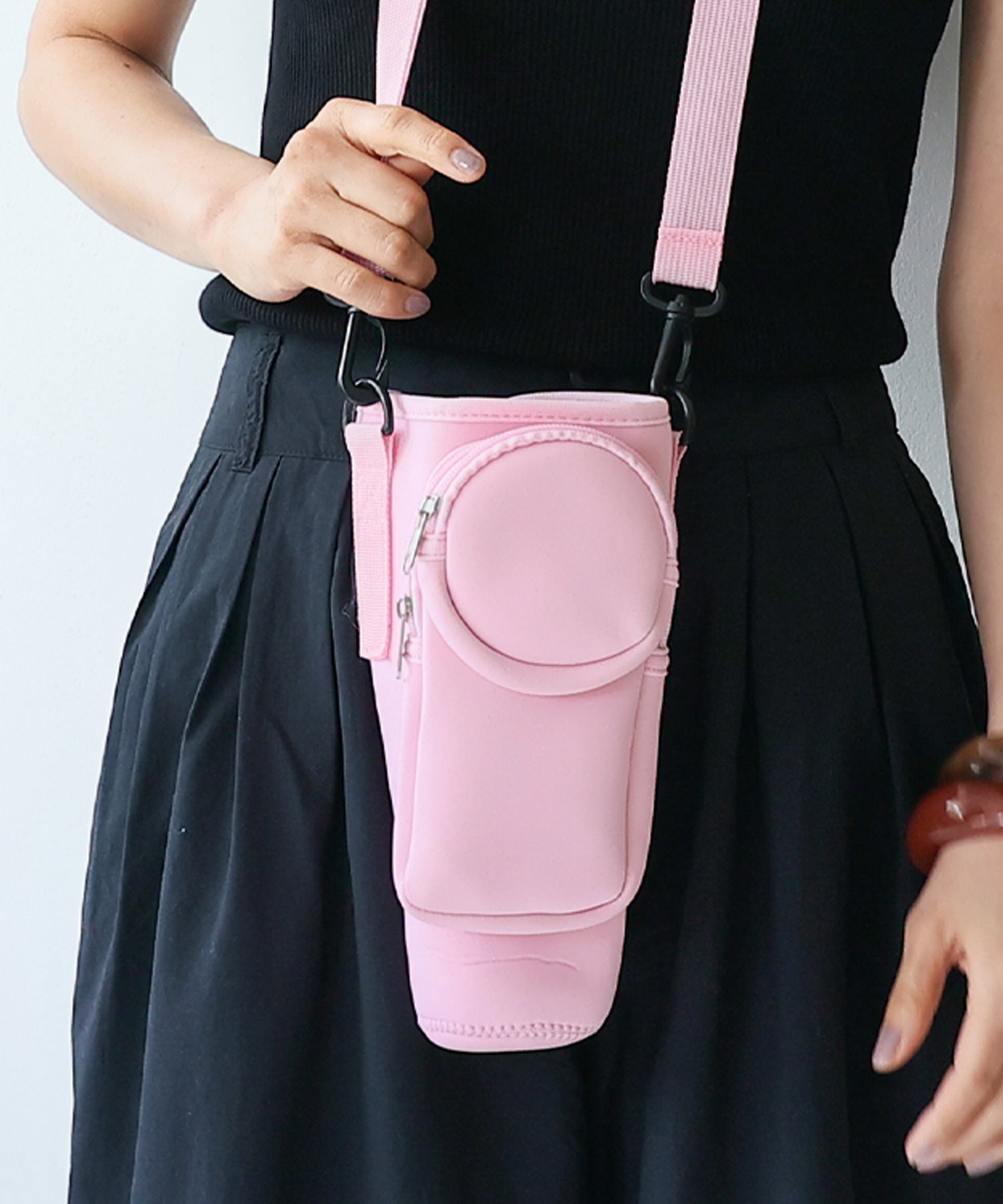 ヴィータフェリーチェ VitaFelice スマホ収納付きボトルホルダー （PINK） PINK