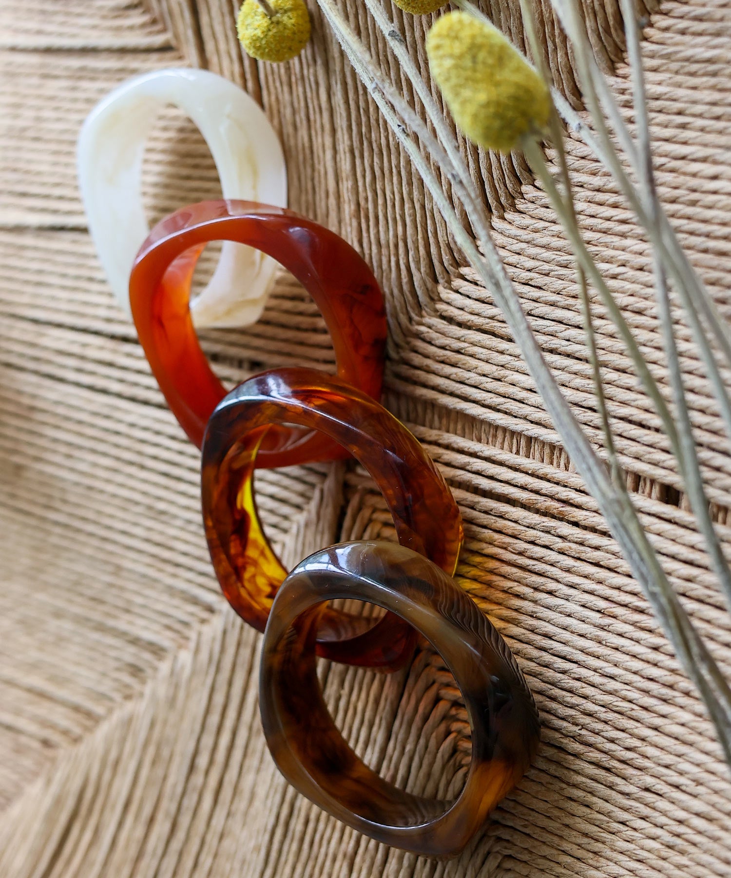 ヴィータフェリーチェ VitaFelice アクリルクリアバングル （CLEARBROWN） CLEARBROWN