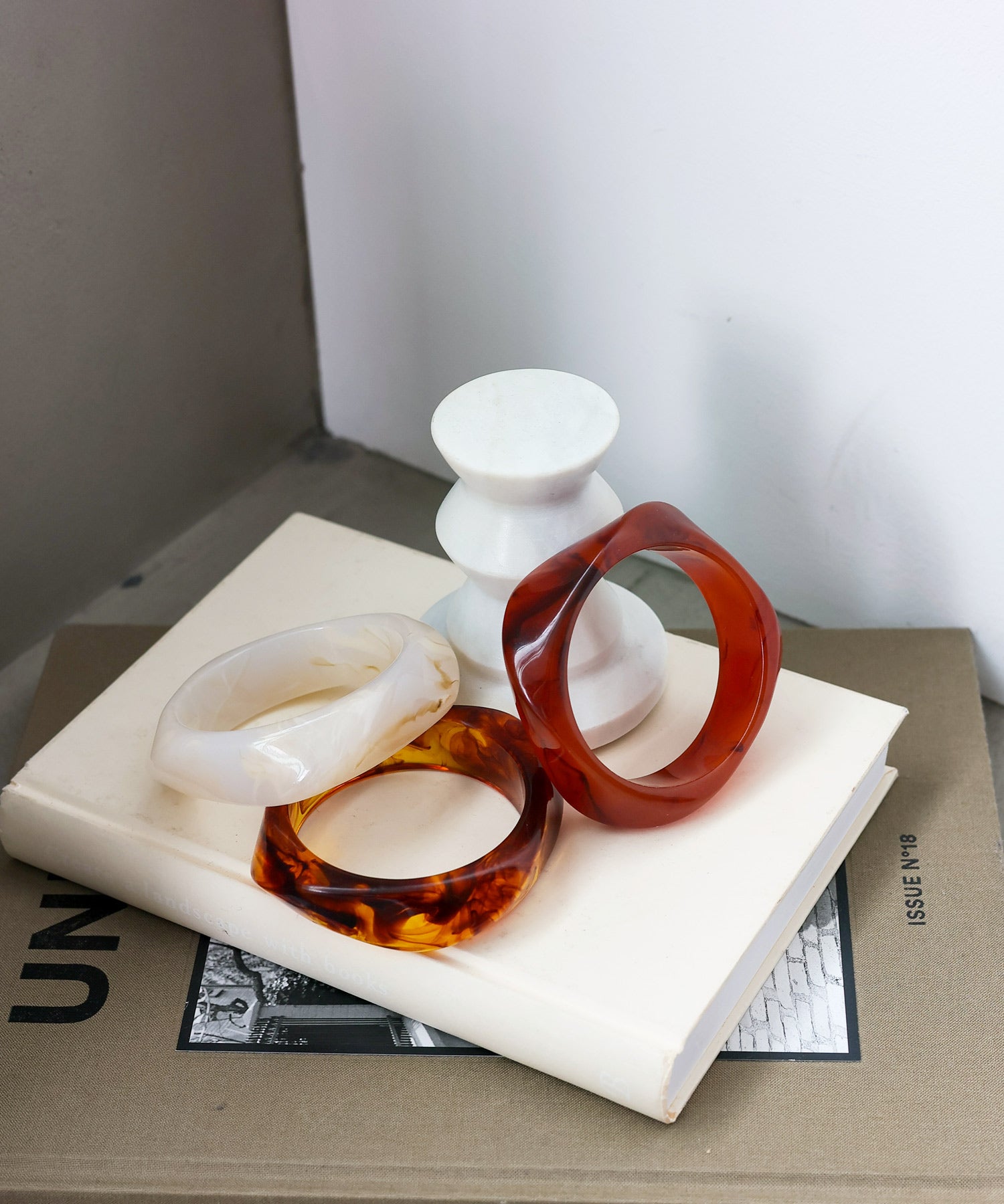 ヴィータフェリーチェ VitaFelice アクリルクリアバングル （CLEARBROWN） CLEARBROWN
