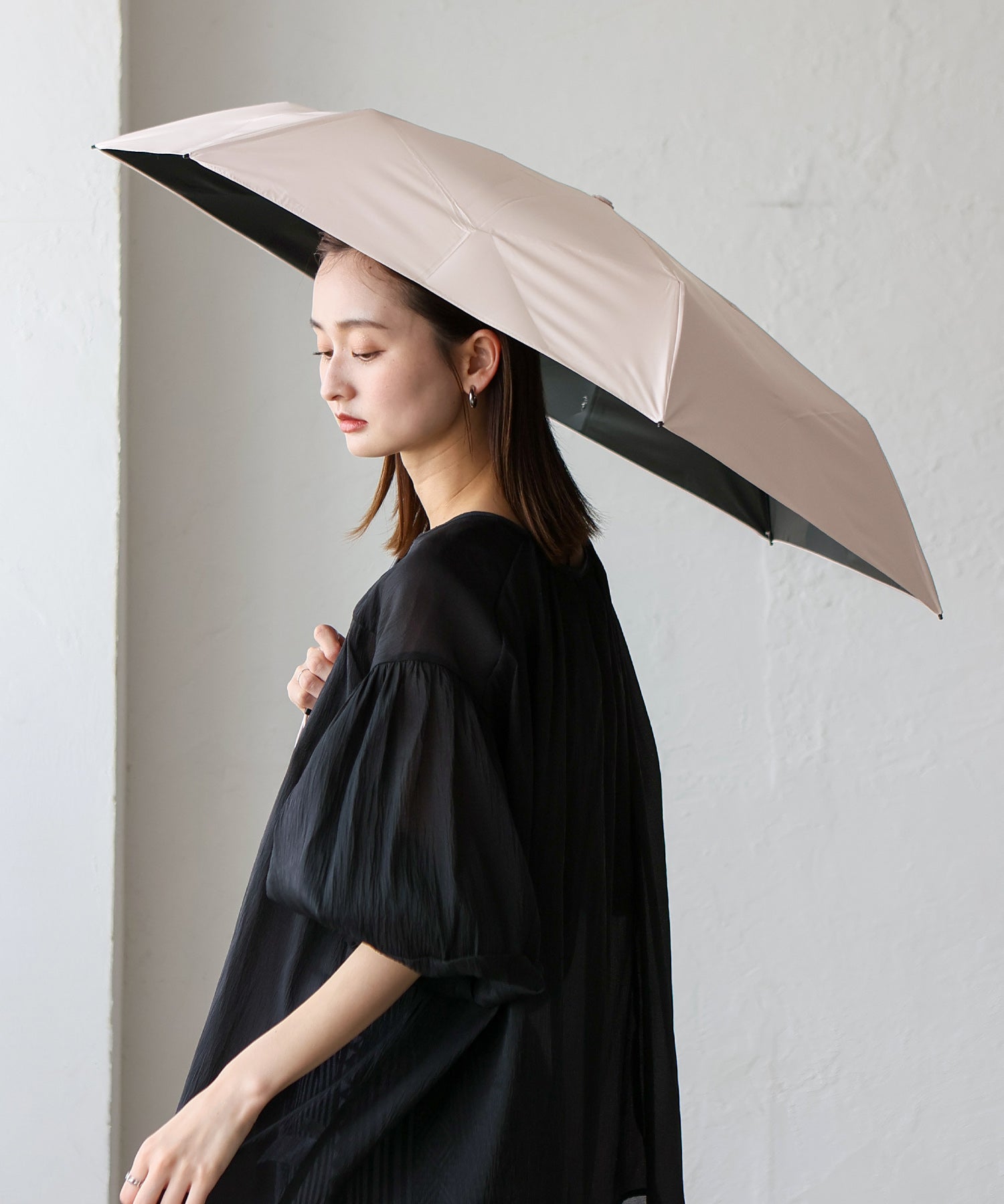ヴィータフェリーチェ VitaFelice 晴雨兼用折りたたみ日傘（形状記憶） （PINK） PINK