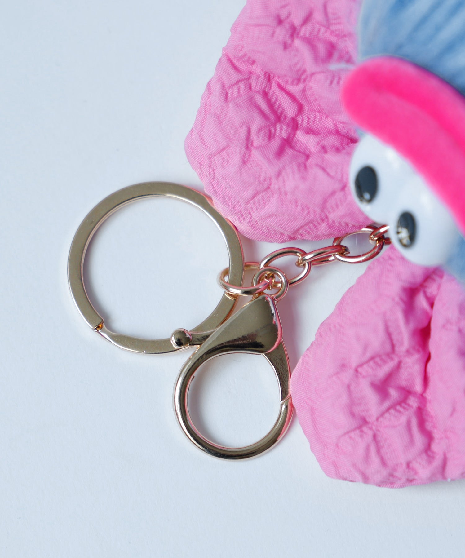 ヴィータフェリーチェ VitaFelice ロングヘアーモンスターバッグチャーム（ゴールド金具 バッグチャーム） （BLUE） BLUE