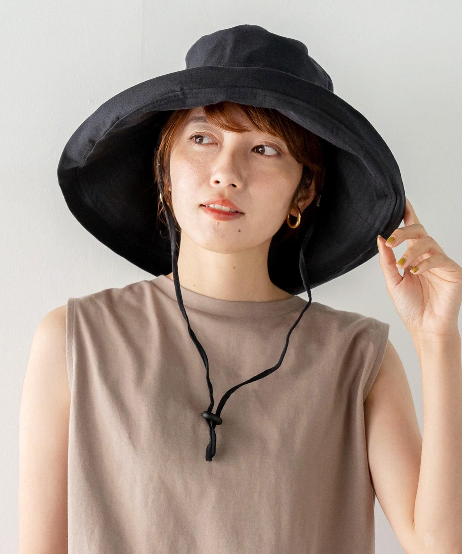 ヴィータフェリーチェ VitaFelice 折りたたみコットンツバ広ハット