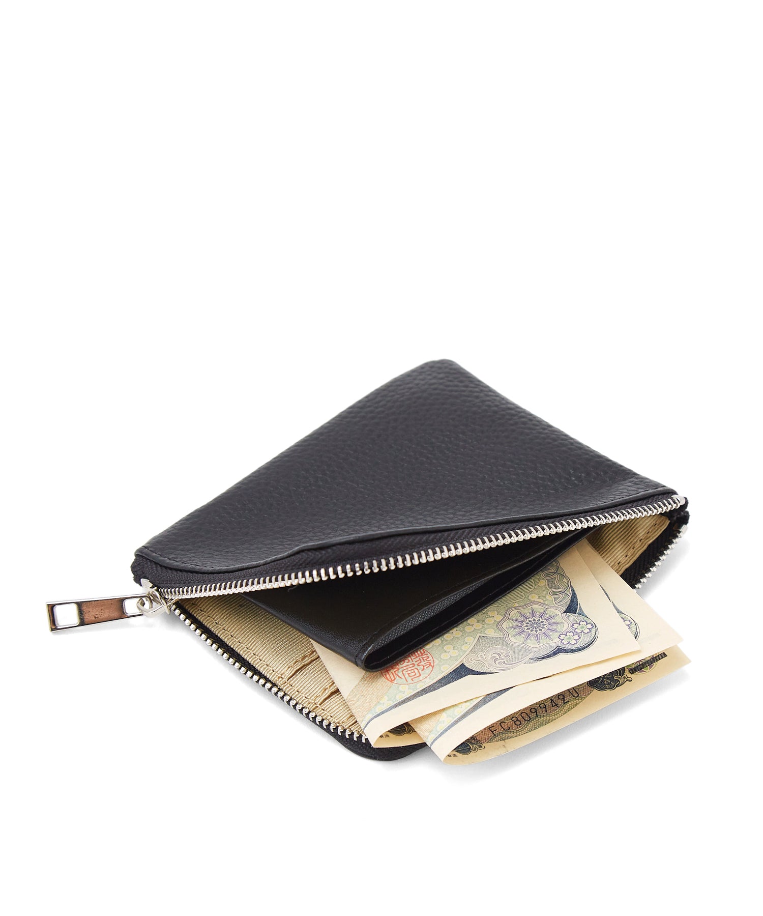 ヴィータフェリーチェ VitaFelice レザーL字ファスナーミニ財布