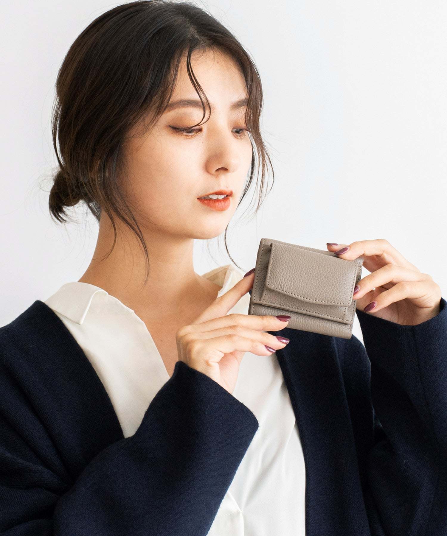 ヴィータフェリーチェ VitaFelice 【スキミング防止】本革スクエアミニウォレット