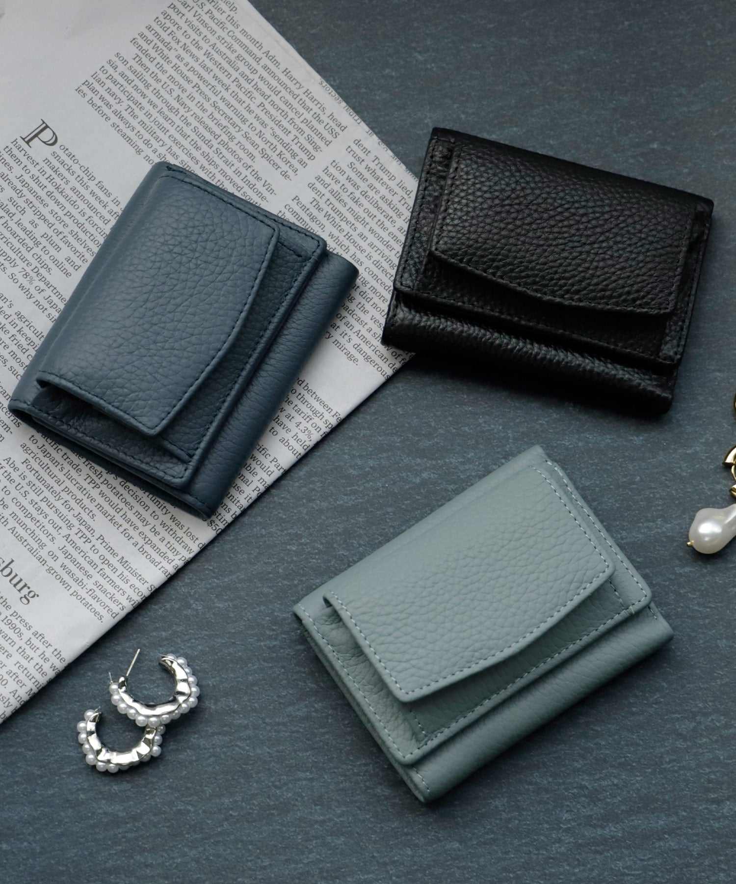 ヴィータフェリーチェ VitaFelice 【スキミング防止】本革スクエアミニウォレット