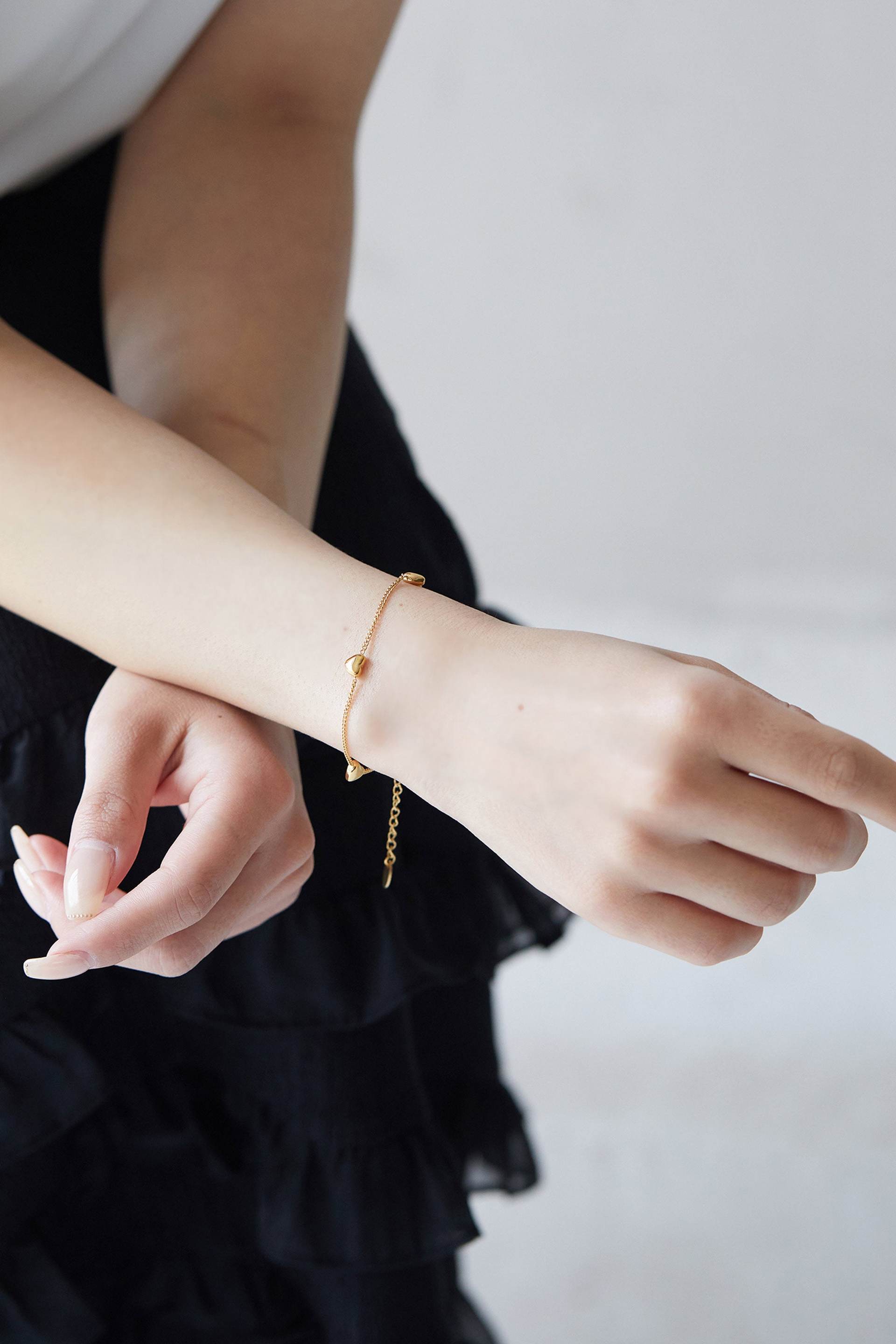 ヴィータフェリーチェ VitaFelice ハートモチーフブレスレット