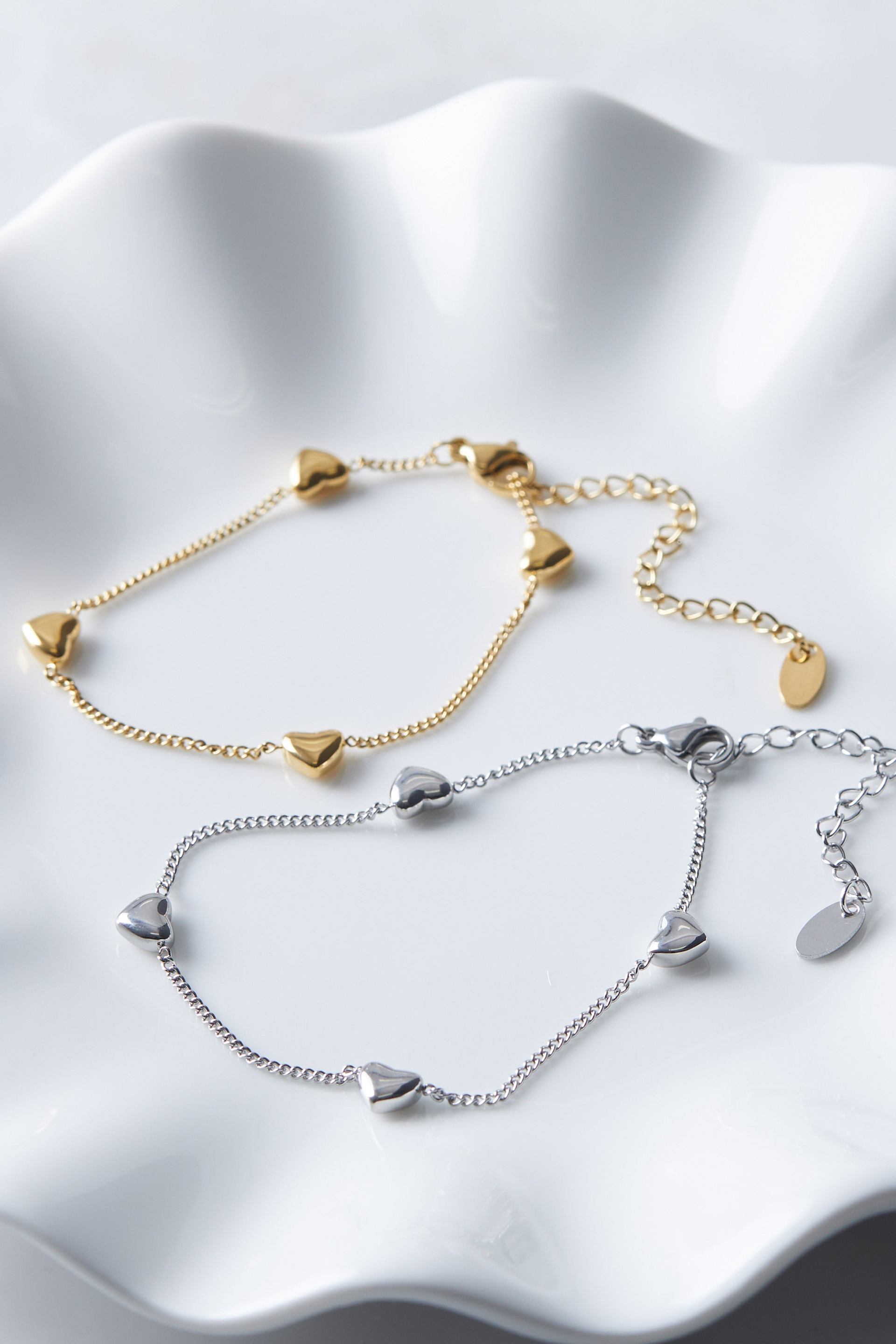 ヴィータフェリーチェ VitaFelice ハートモチーフブレスレット