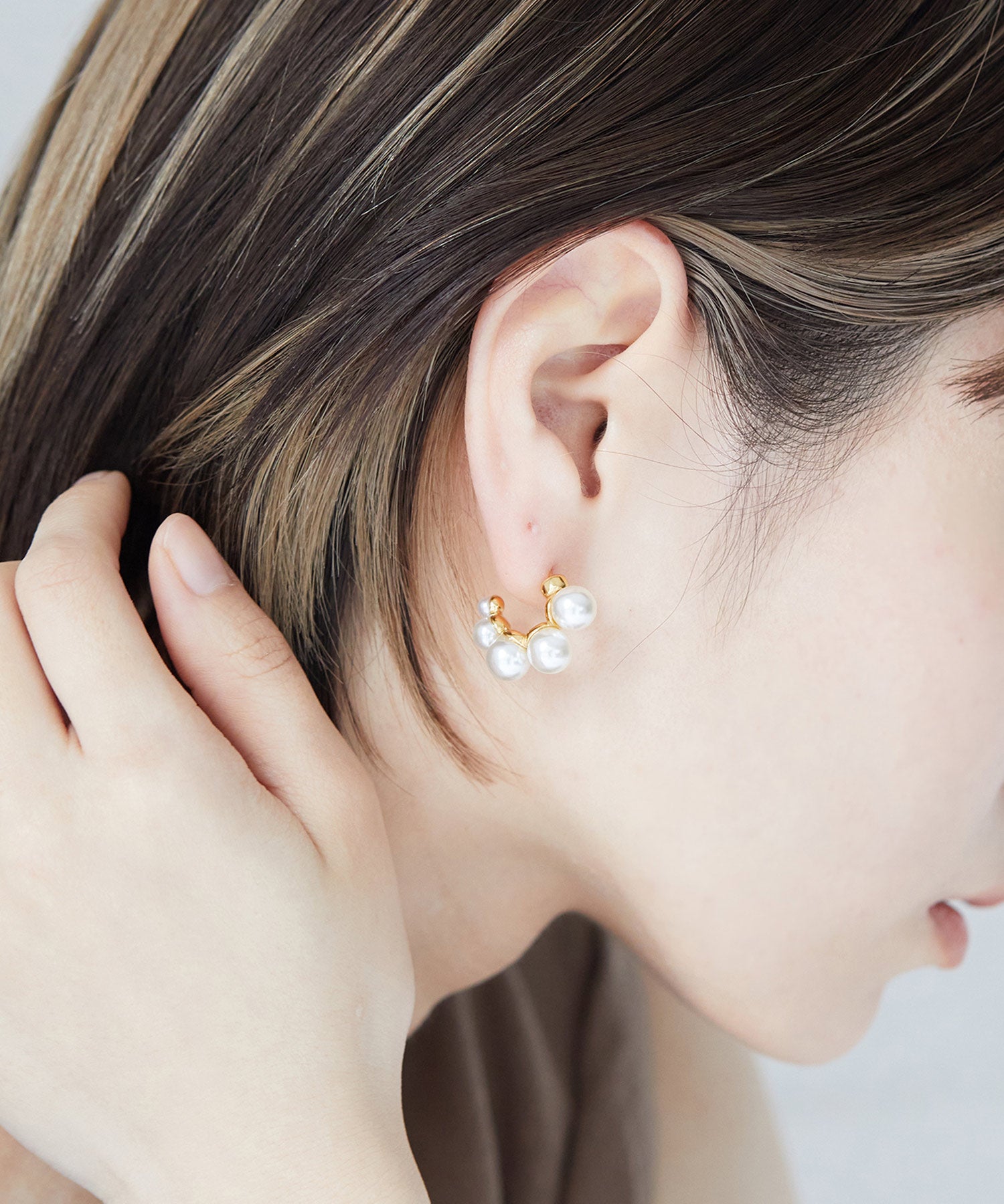 ヴィータフェリーチェ VitaFelice パールビーズピアス,PEARL
