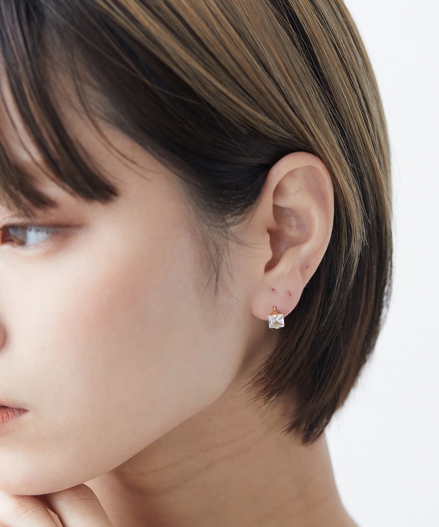 ヴィータフェリーチェ VitaFelice ジルコニアフープピアス
