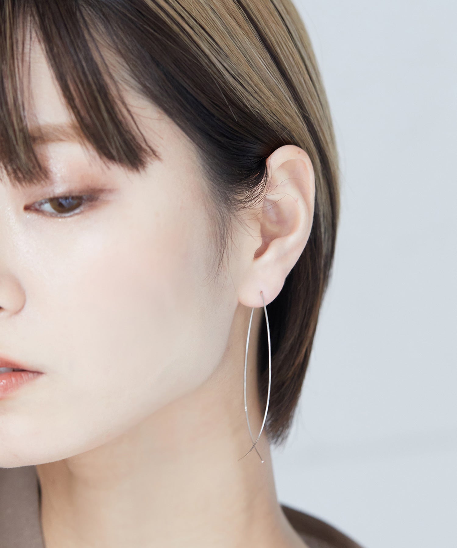 ヴィータフェリーチェ VitaFelice シルバーワイヤーピアス