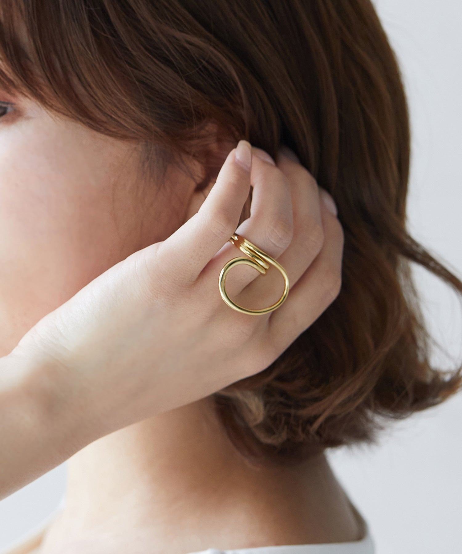 VitaFelice Unbalanced Circle Ring
