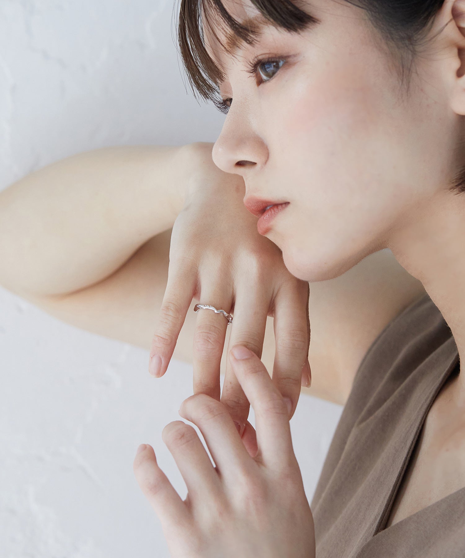 ヴィータフェリーチェ VitaFelice ダブルライン ウイーブ リング