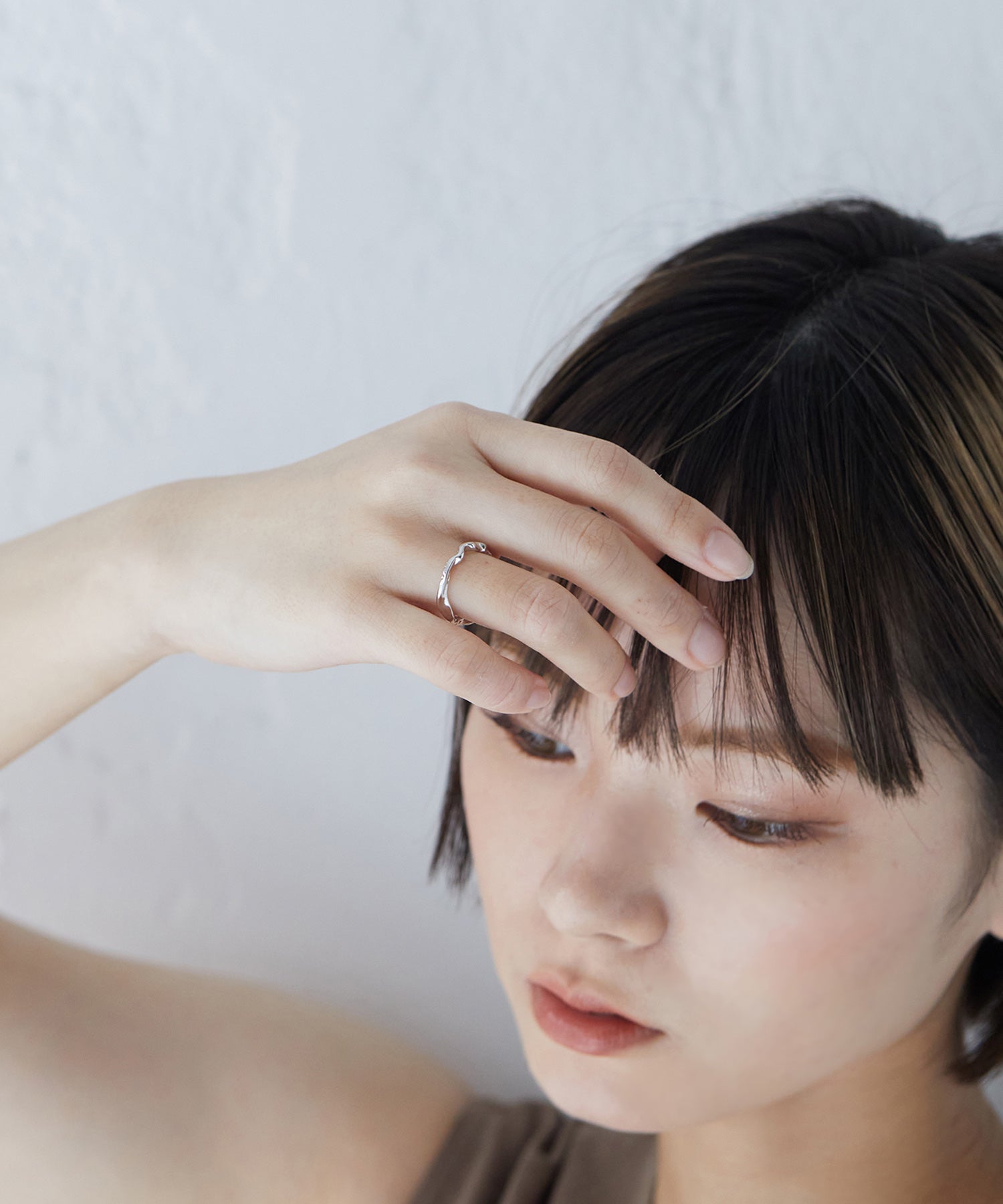 ヴィータフェリーチェ VitaFelice ダブルライン ウイーブ リング