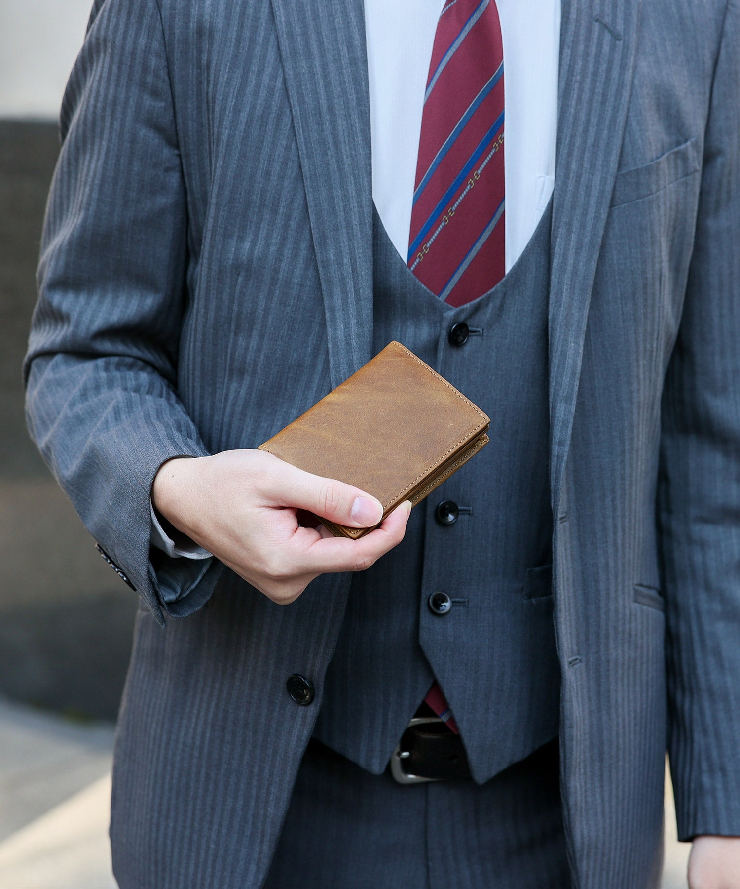 VitaFelice Cowhide Business Card Case