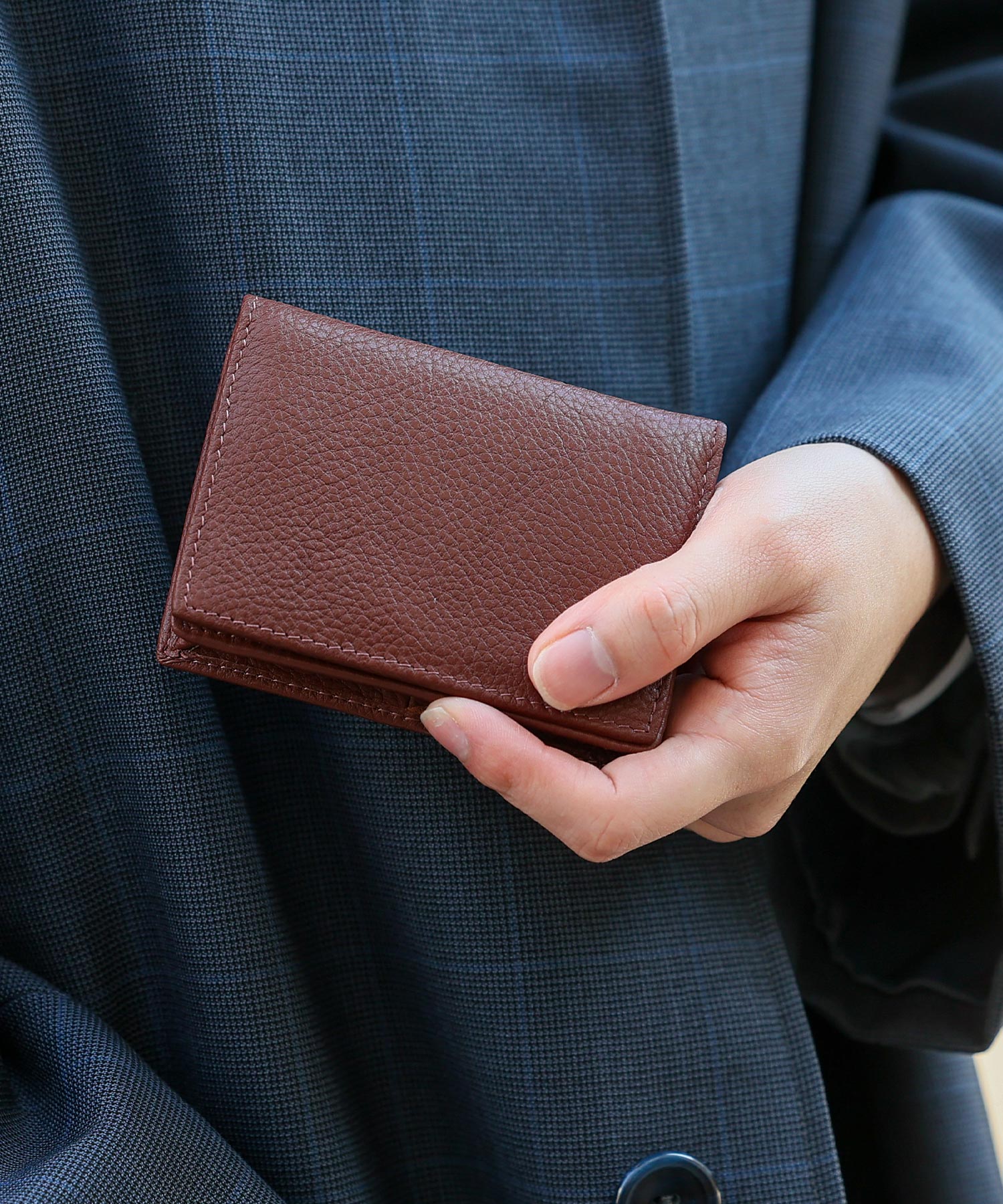 VitaFelice Cowhide Business Card Case