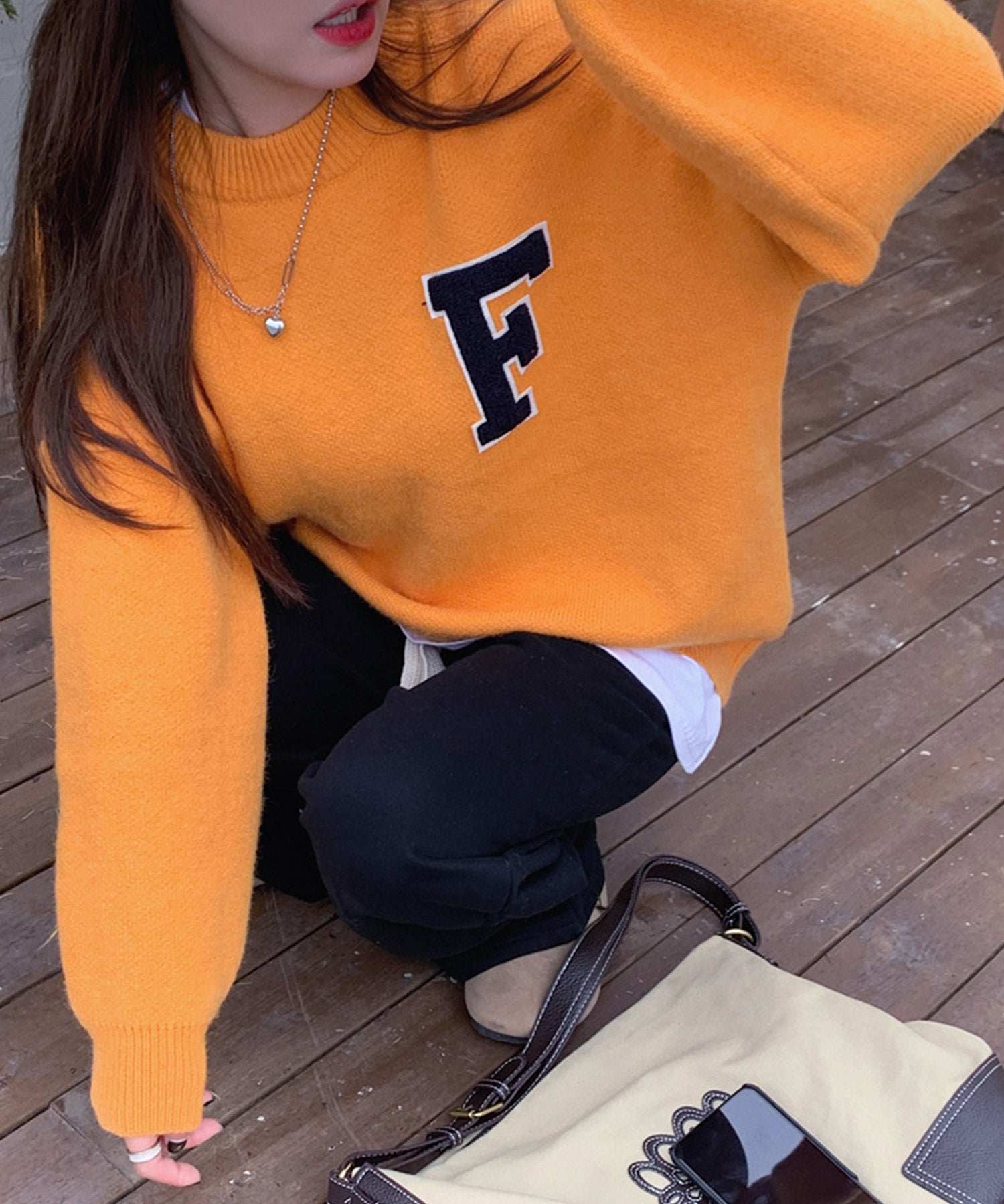 VitaFelice F logo knit