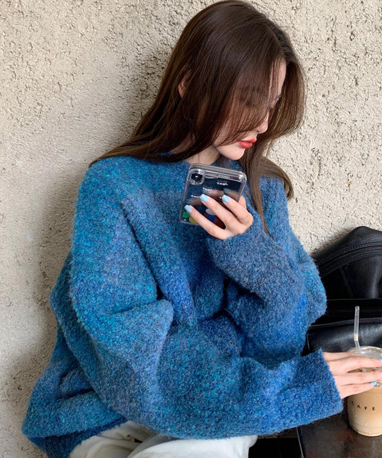 ヴィータフェリーチェ VitaFelice プルオーバー マーブルニット