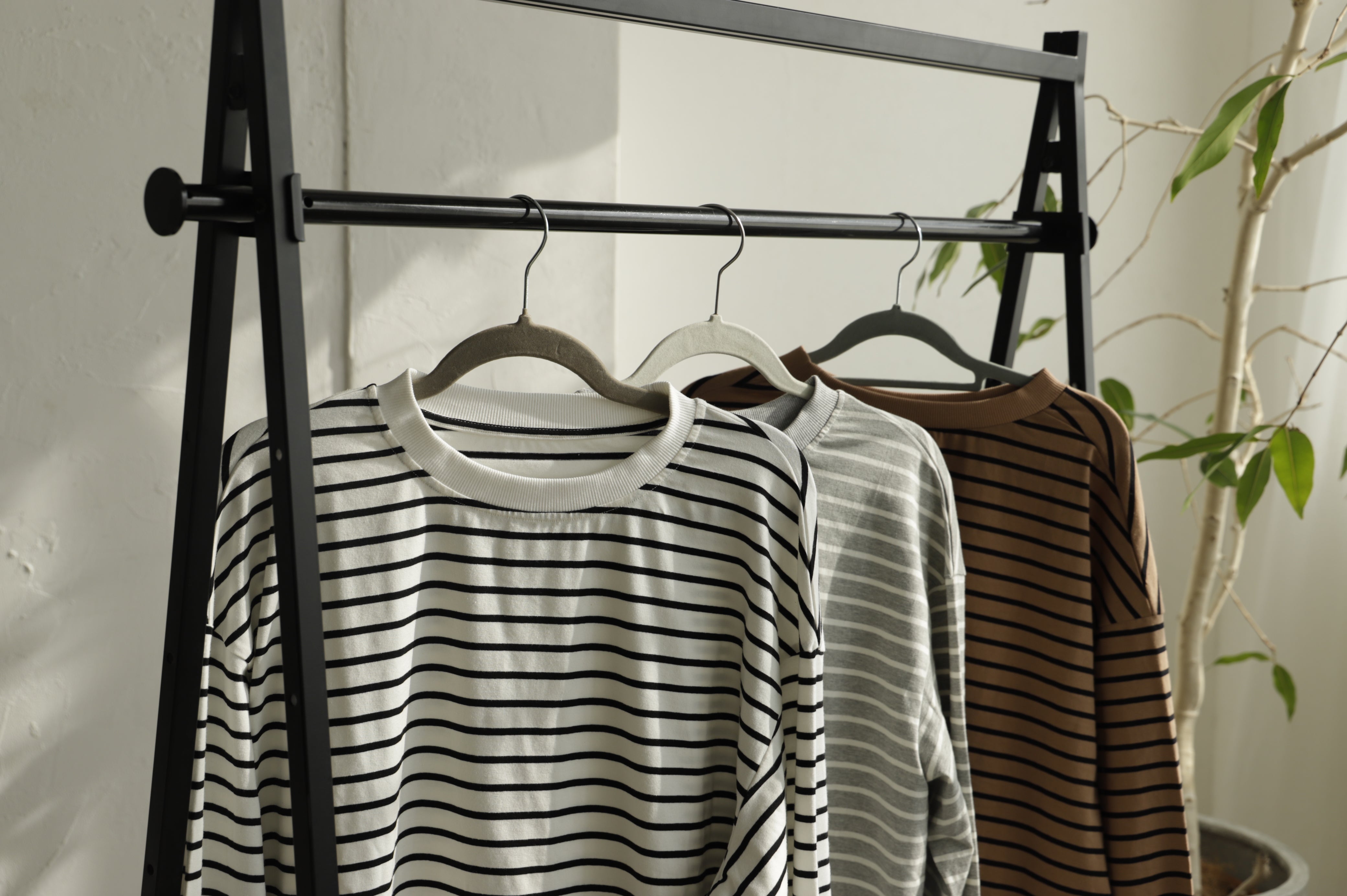 ヴィータフェリーチェ VitaFelice ボーダー長袖ロンT （GRAY） GRAY