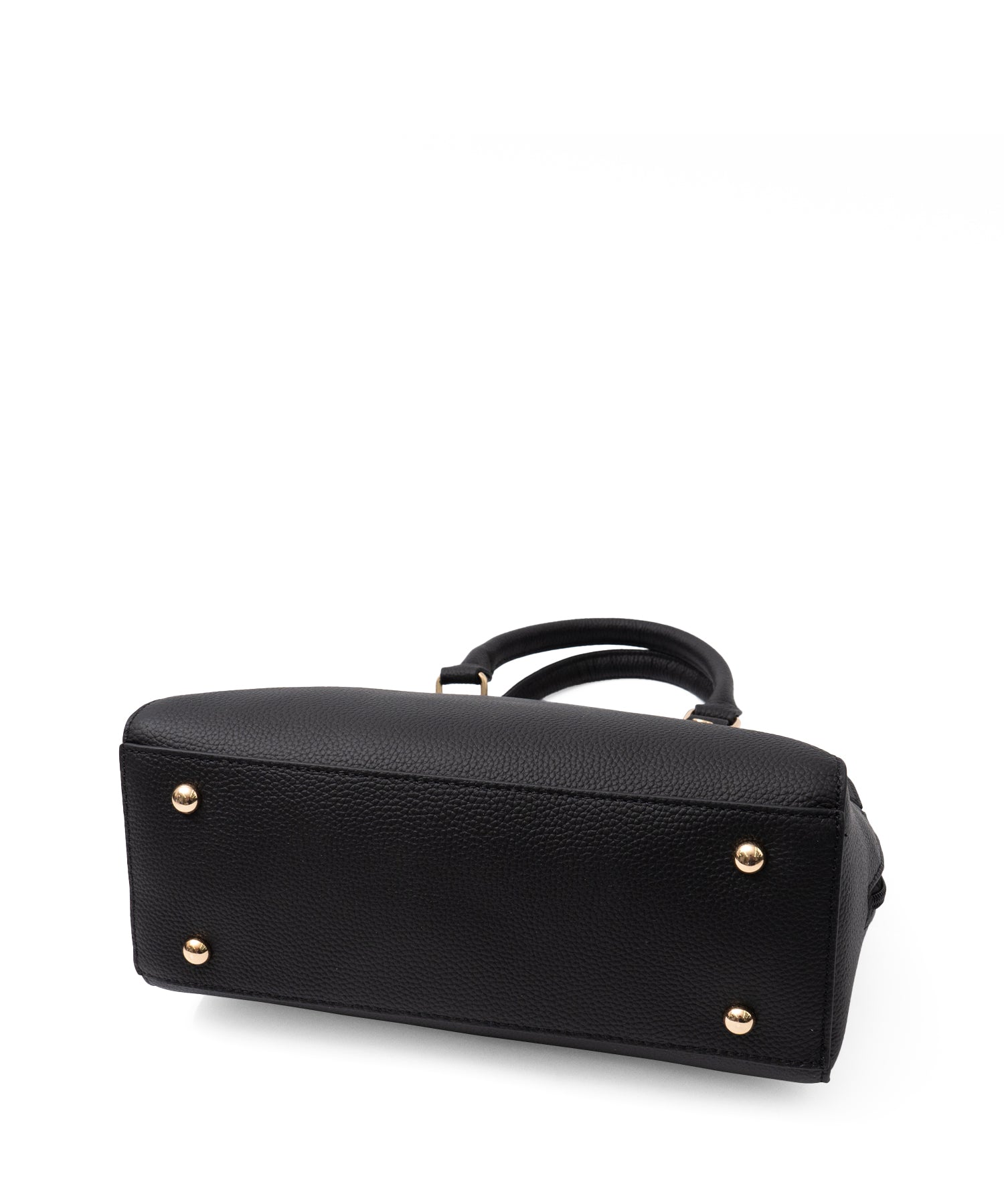 ヴィータフェリーチェ VitaFelice ラウンドファスナー本革2wayハンドバッグ （BLACK） BLACK