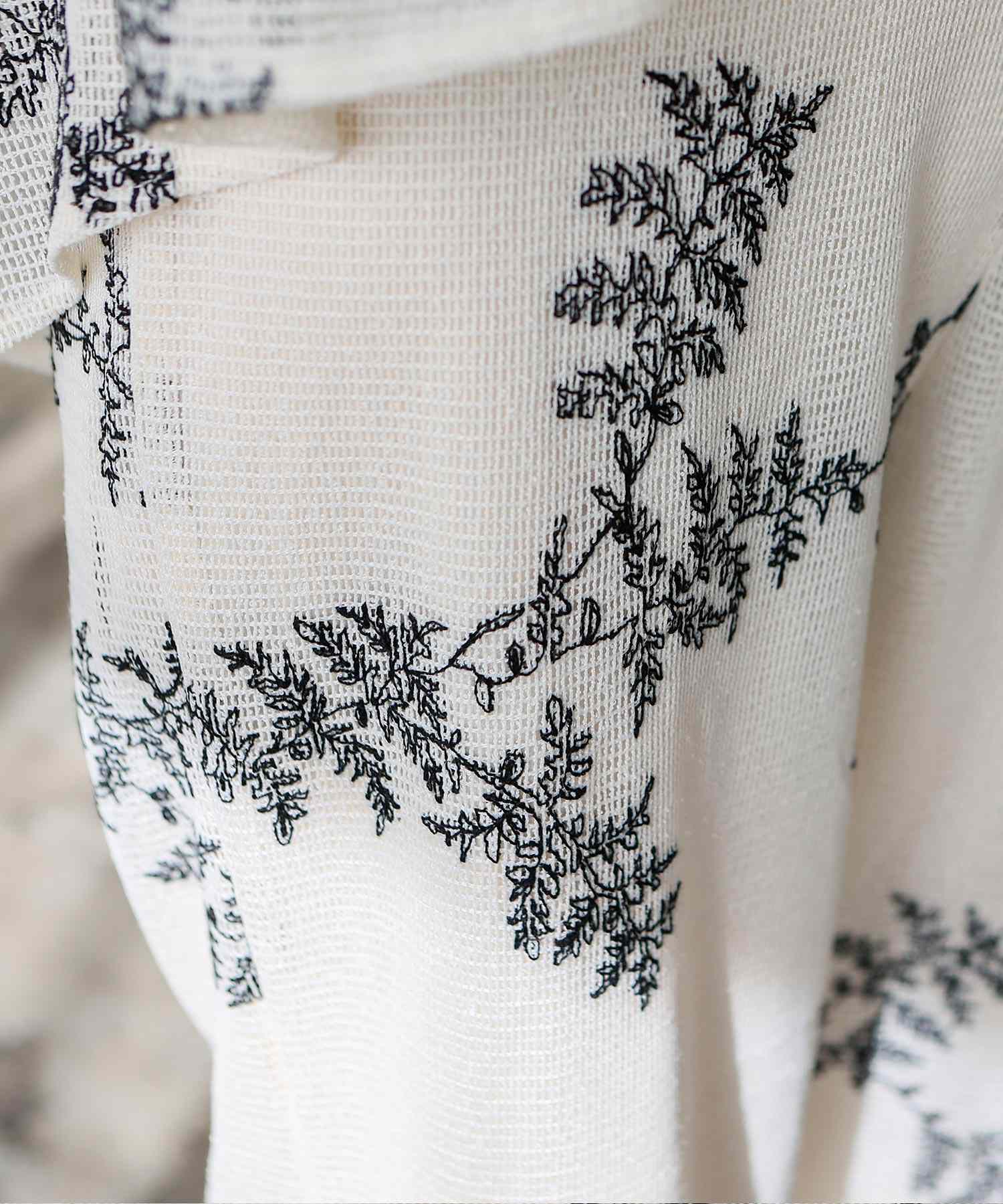 ヴィータフェリーチェ VitaFelice 花柄刺繍シアーパンツ （BLACK） BLACK