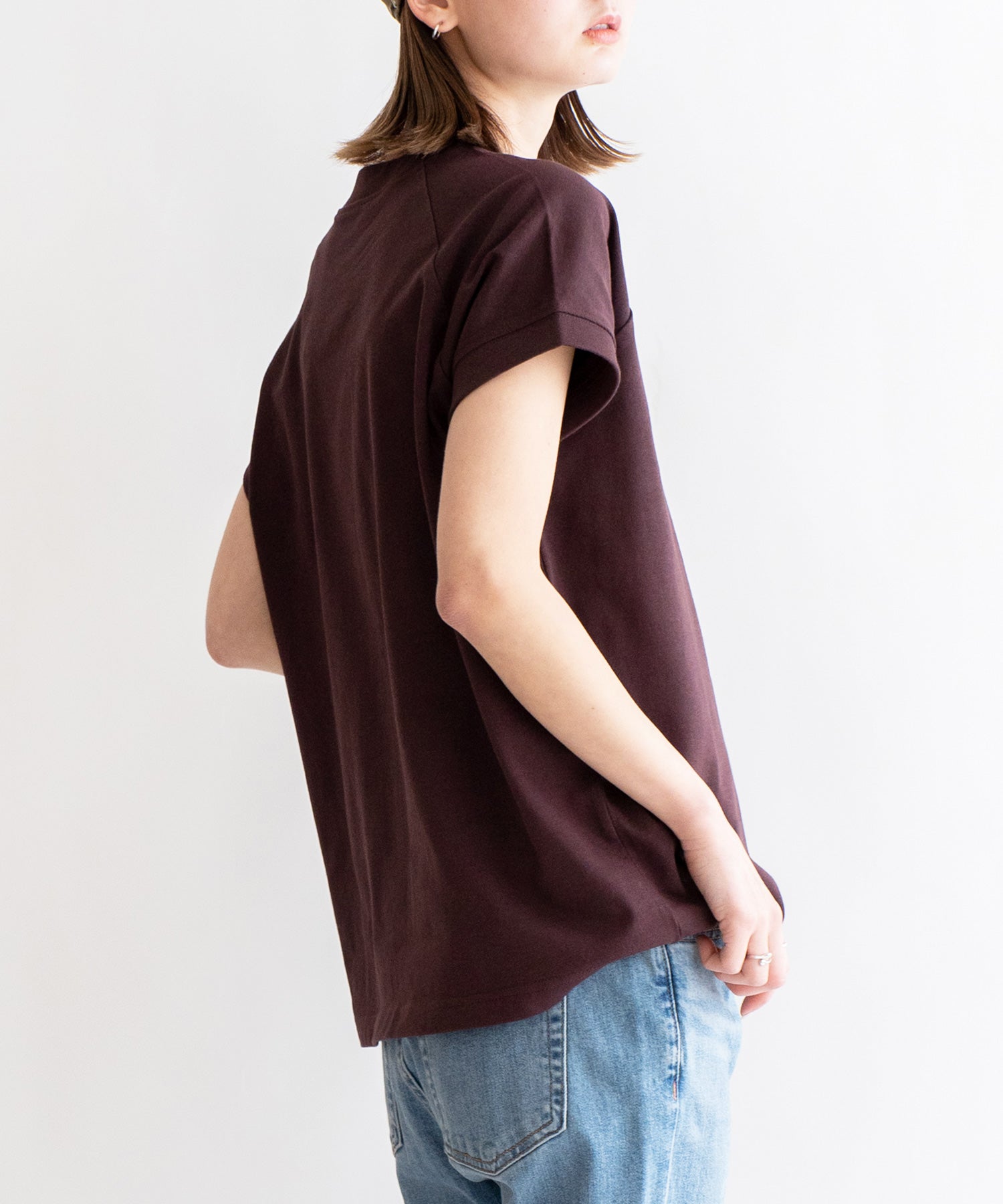 ヴィータフェリーチェ VitaFelice コットンクルーネックTシャツ