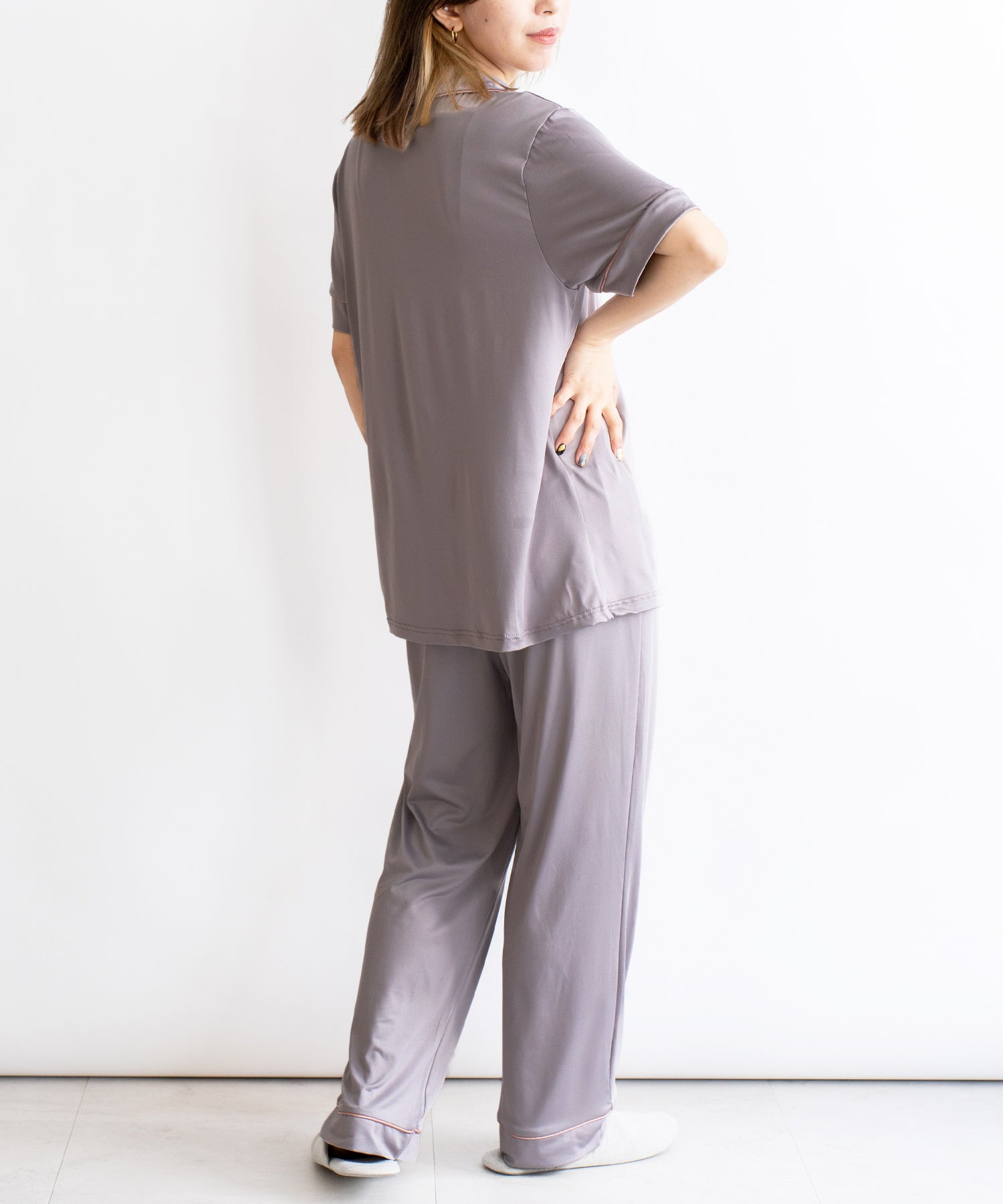 ヴィータフェリーチェ VitaFelice てろとろスムース半袖ルームウェア