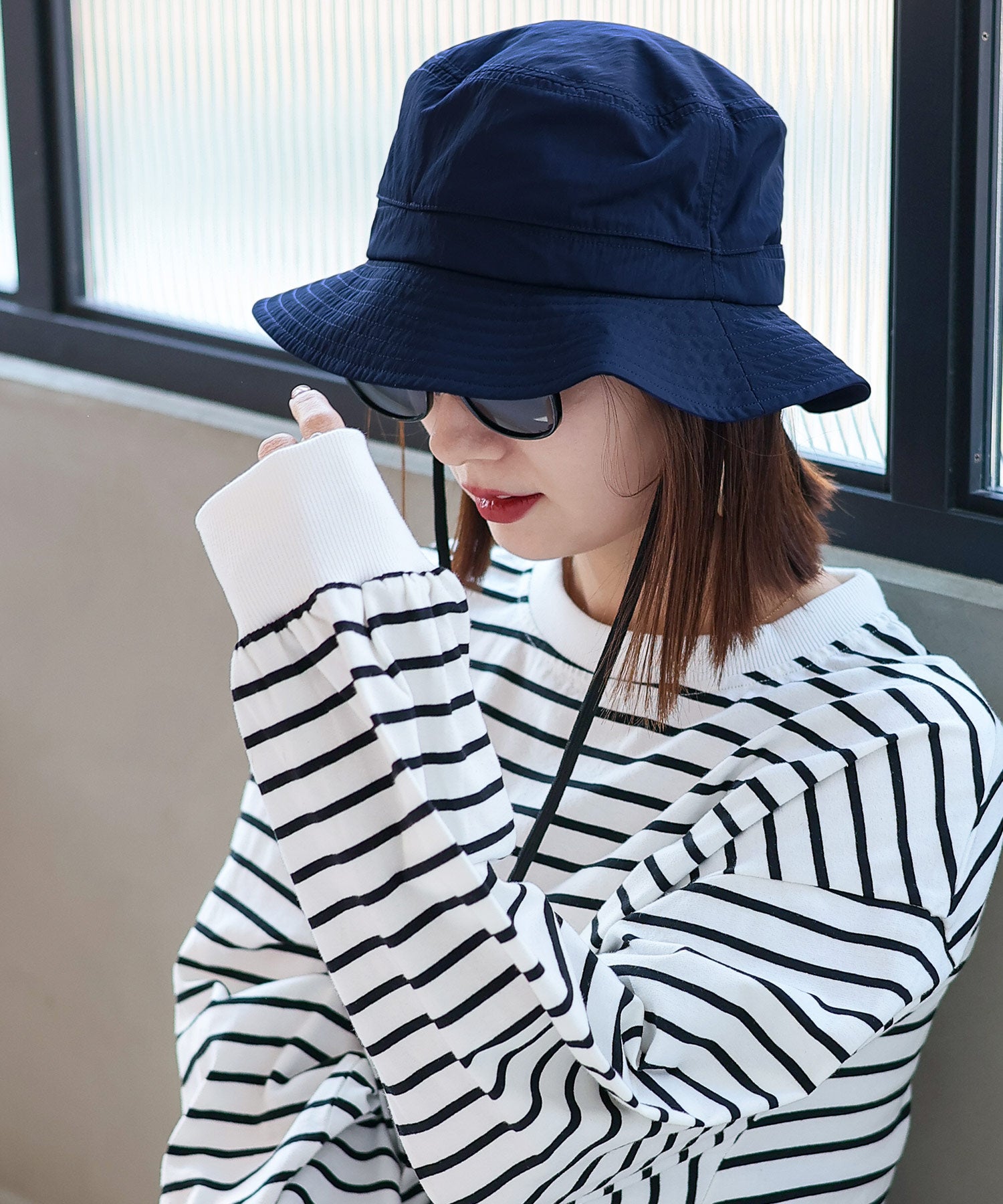 ヴィータフェリーチェ VitaFelice 撥水ベンチレーションハット （NAVY） NAVY