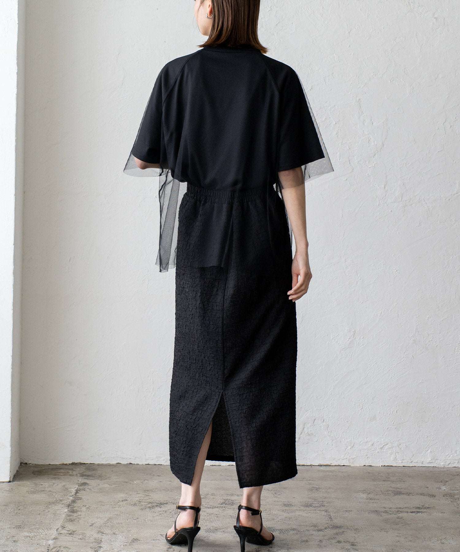 VitaFelice VitaFelice 薄紗分層 T 卹